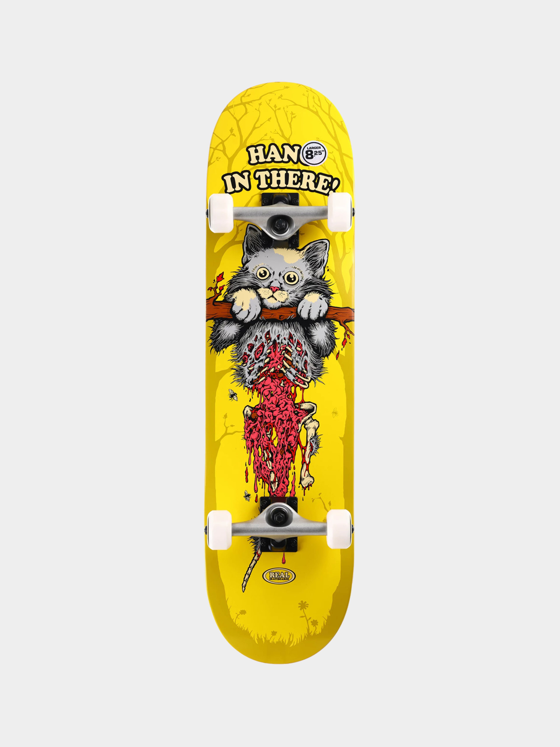 Скейтборд Real Hangin Kitty (yellow)