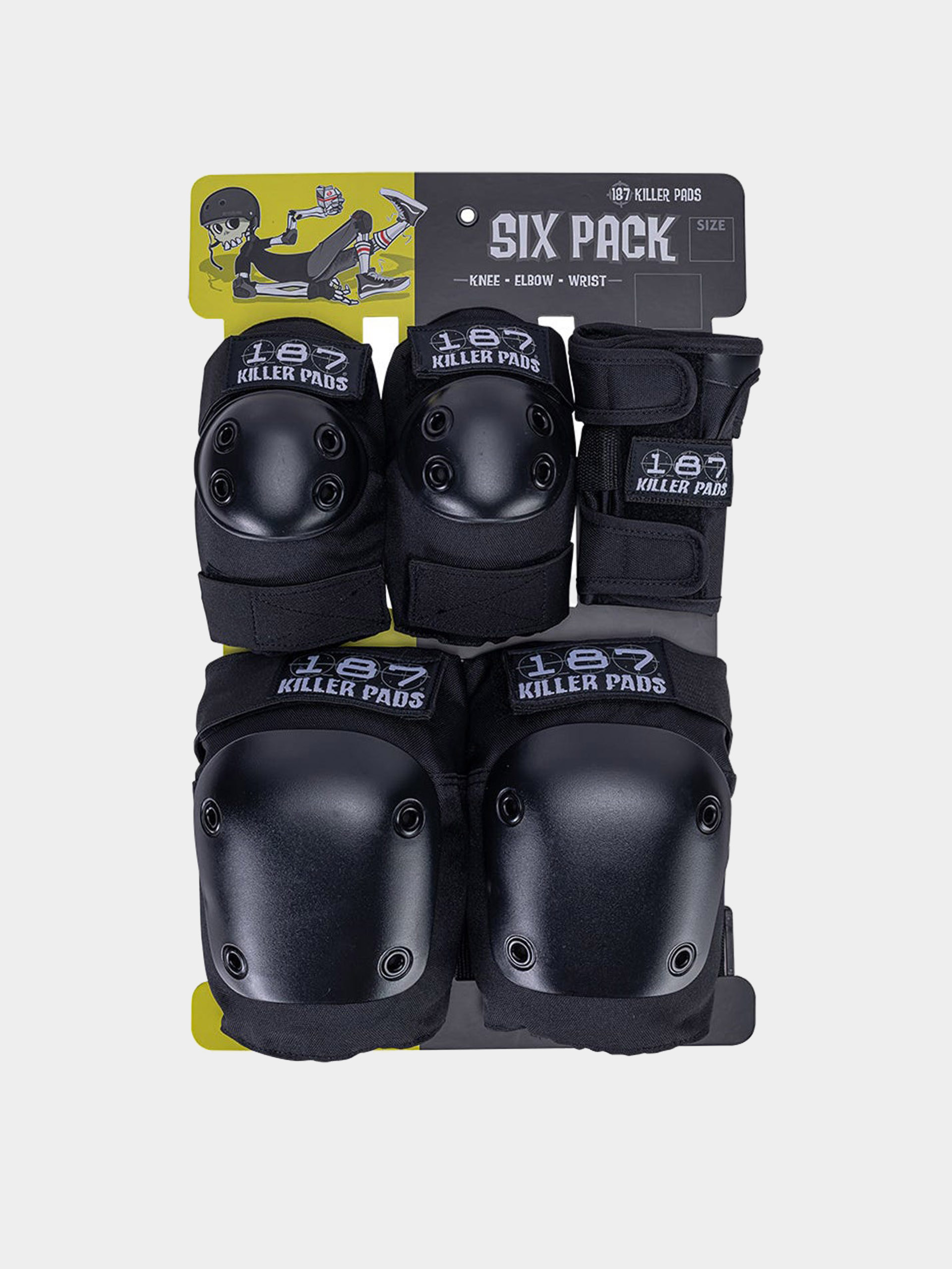 Захист 187 Killer Pads Adult Six Pack Set (black)