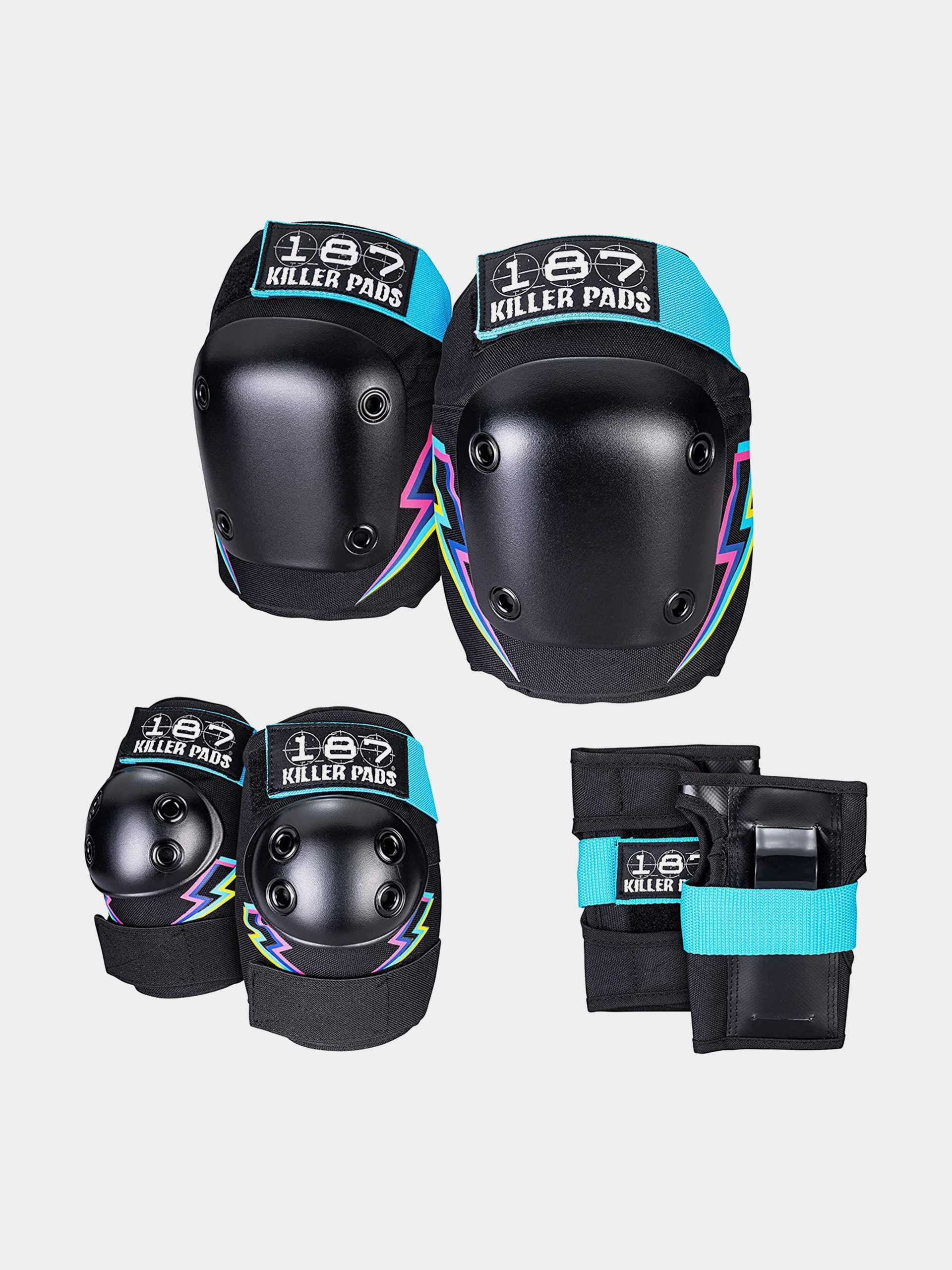 Захист 187 Killer Pads Six Pack Set Electric Bolt