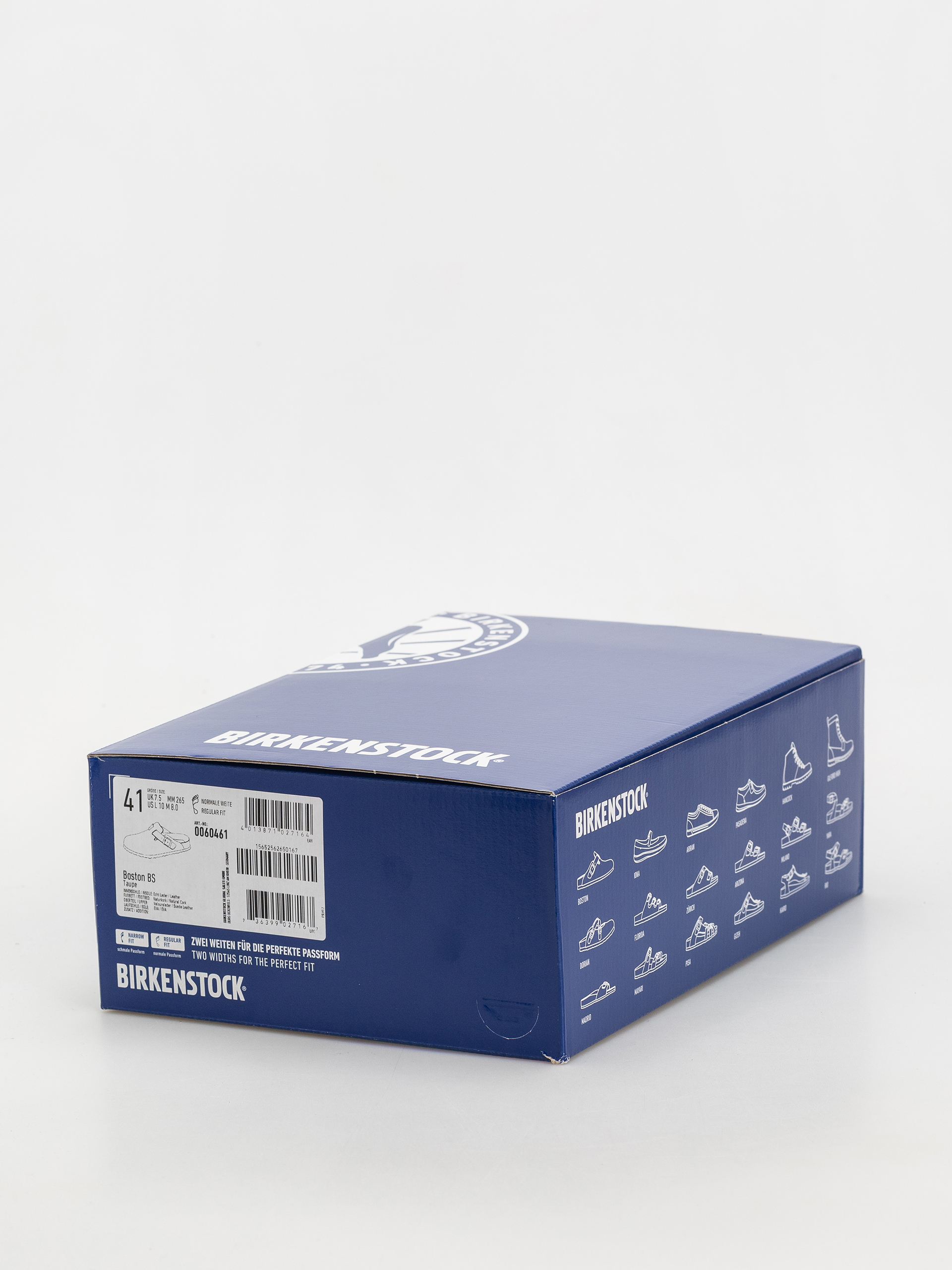 Шльопанці Birkenstock Boston Suede Leather Regular (taupe)