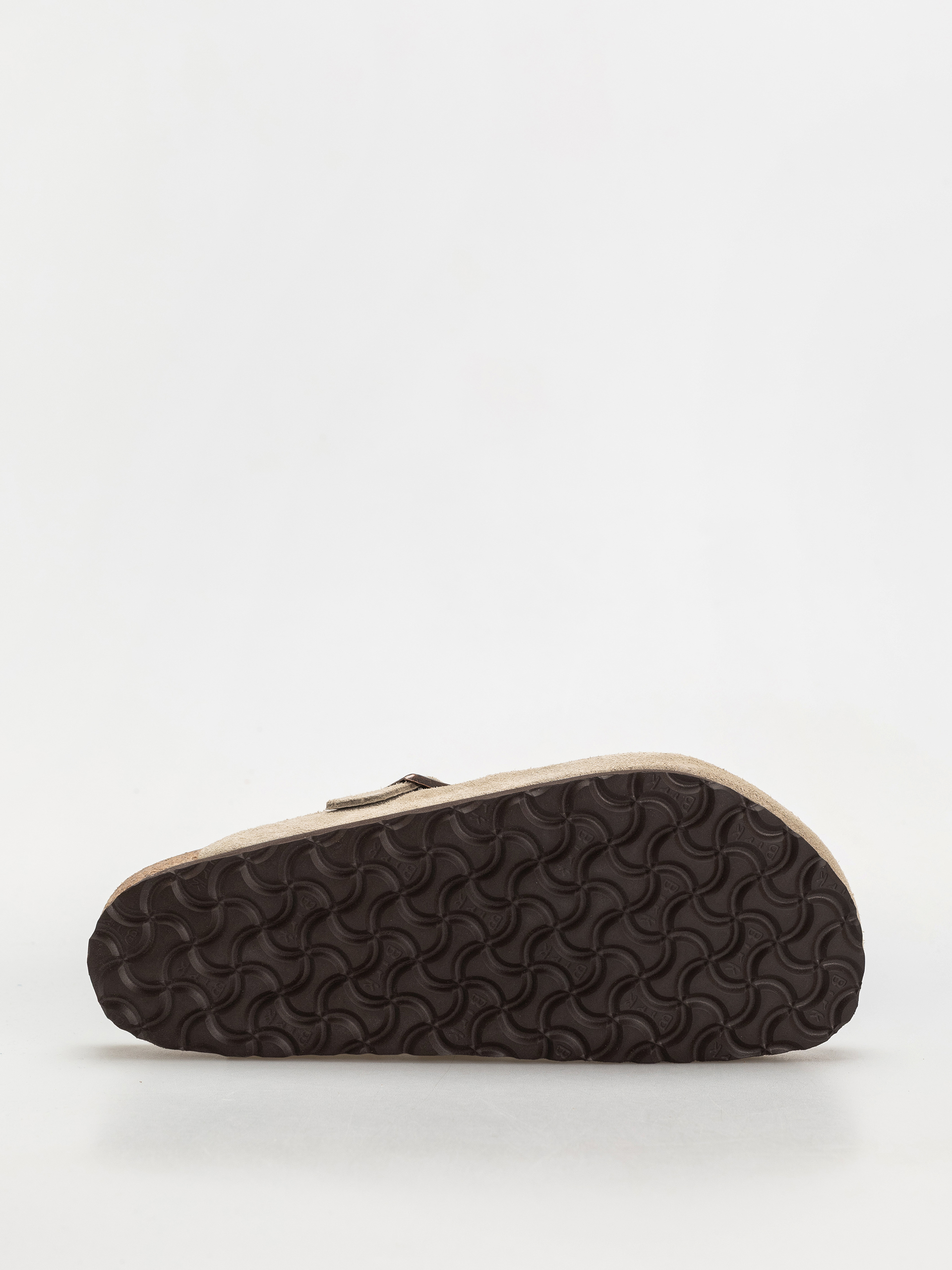 Шльопанці Birkenstock Boston Suede Leather Regular (taupe)