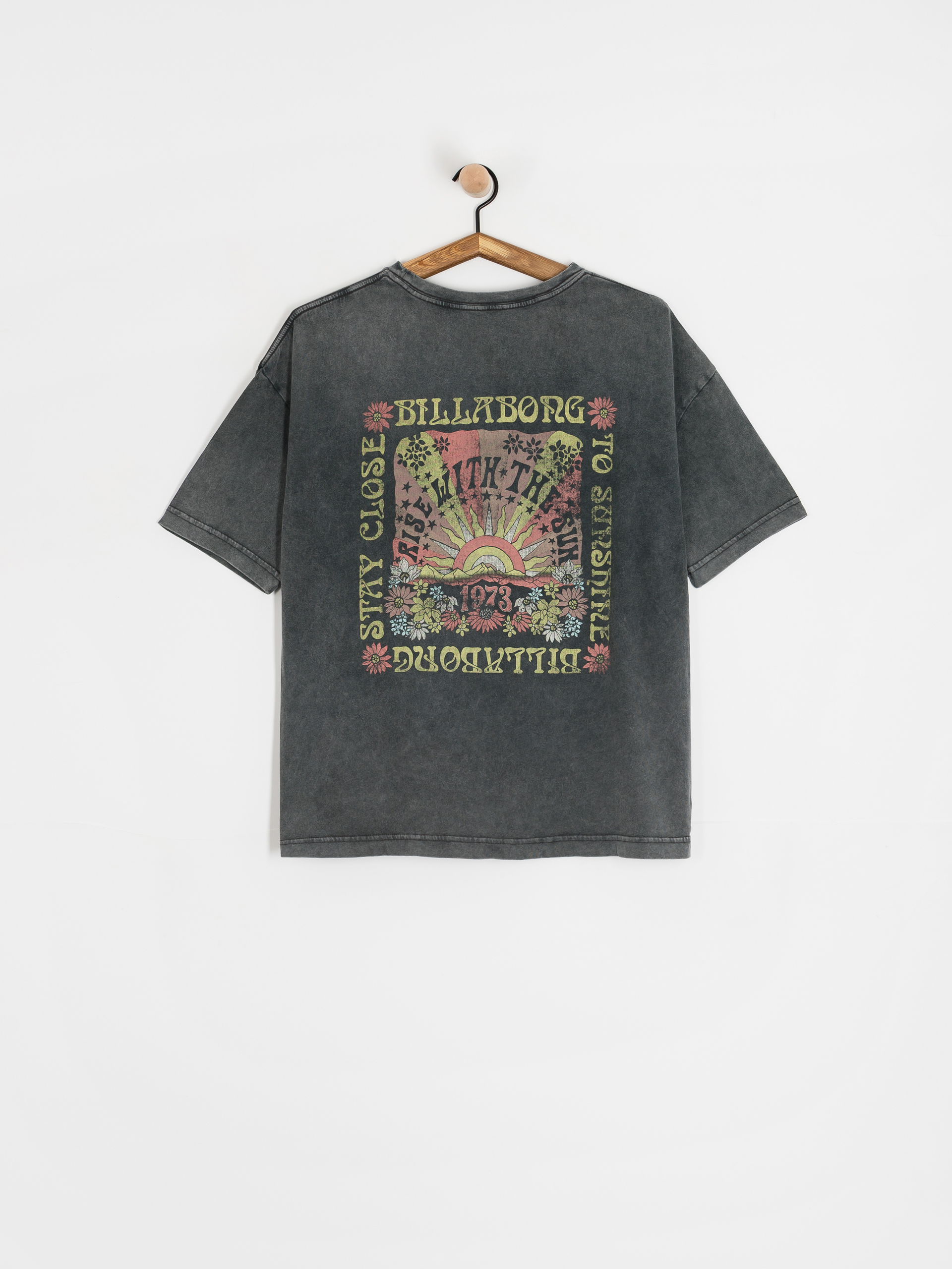 Футболка Billabong Out Until Dawn Wmn (off black)