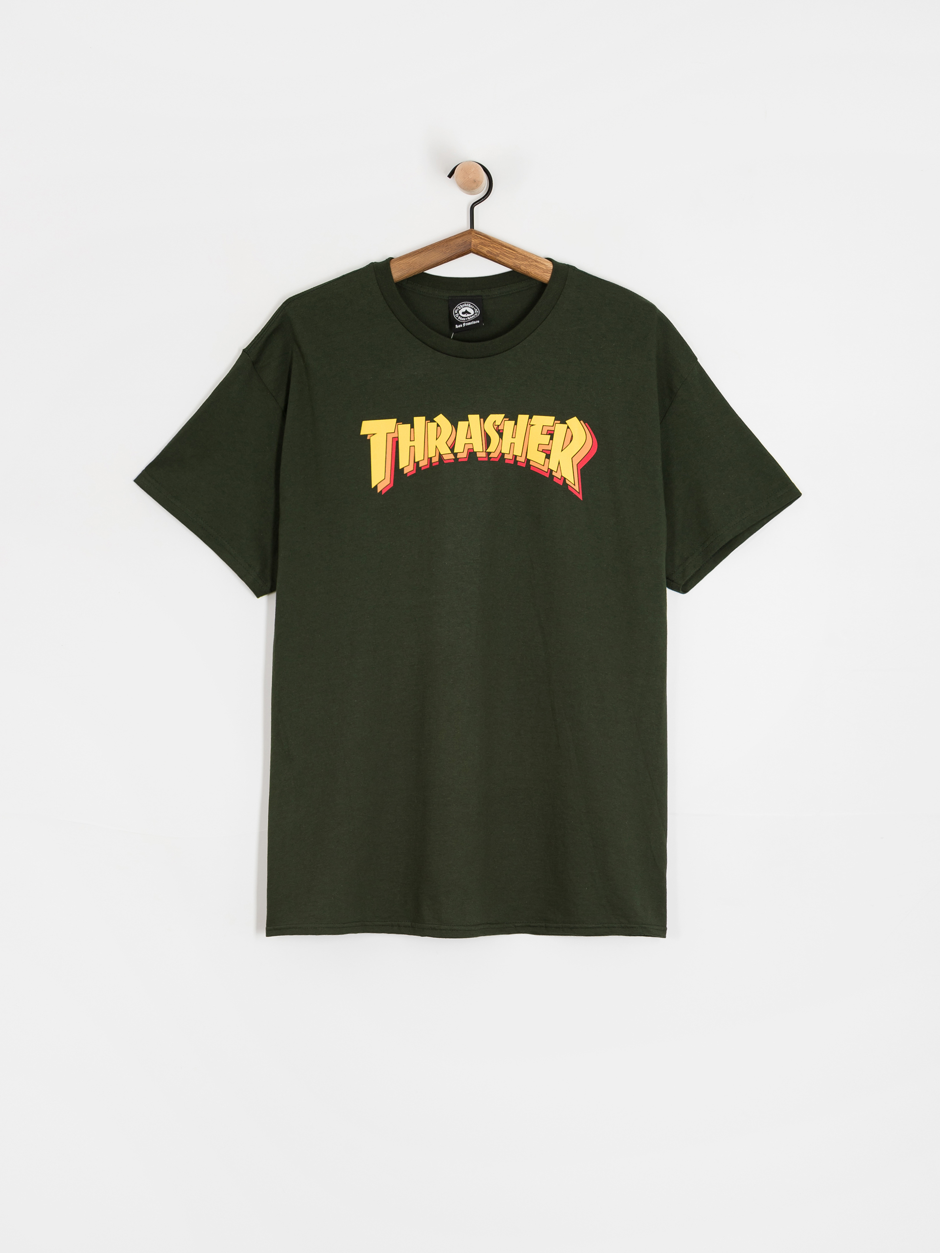 Футболка Thrasher Stacked (forest green)