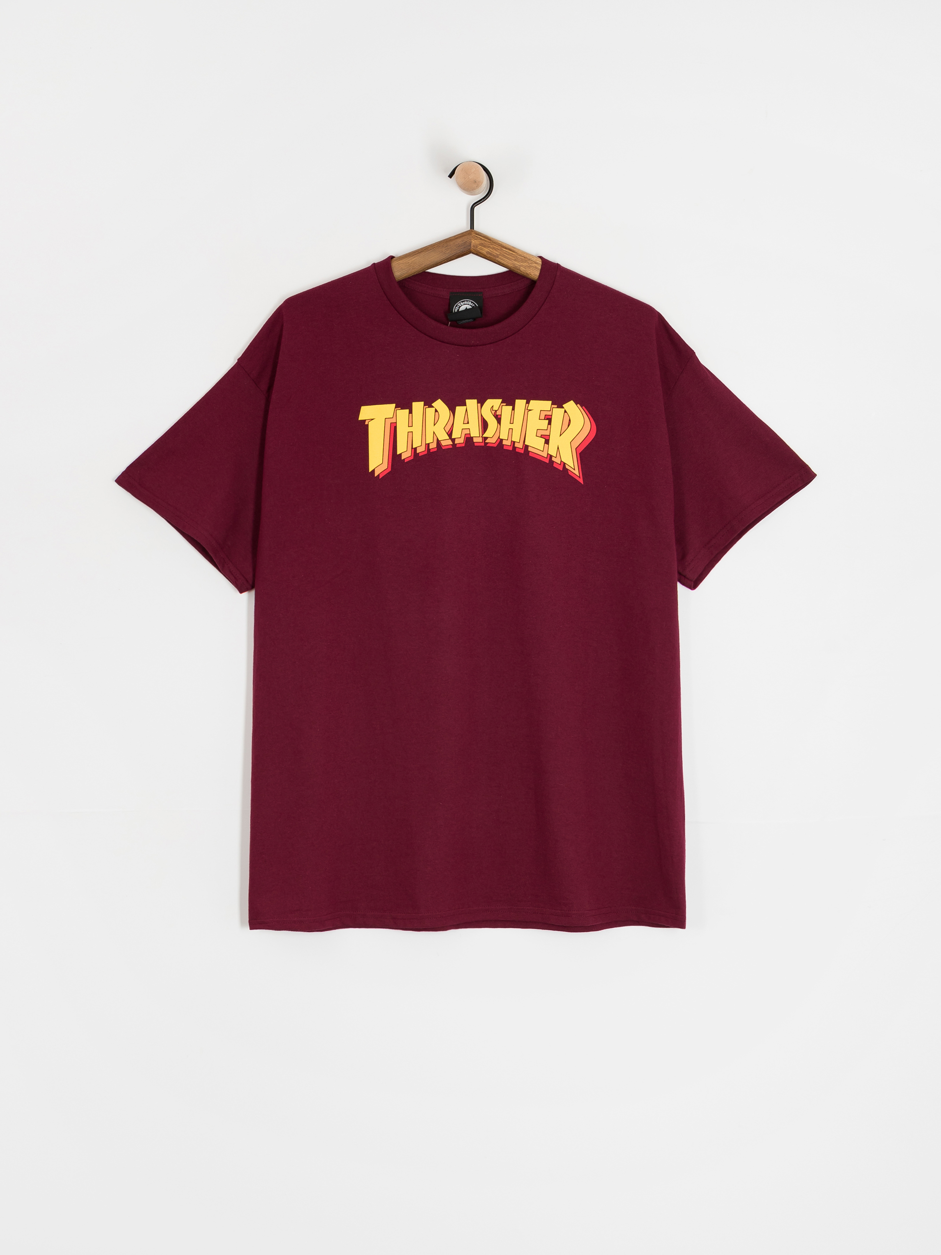 Футболка Thrasher Stacked (maroon)