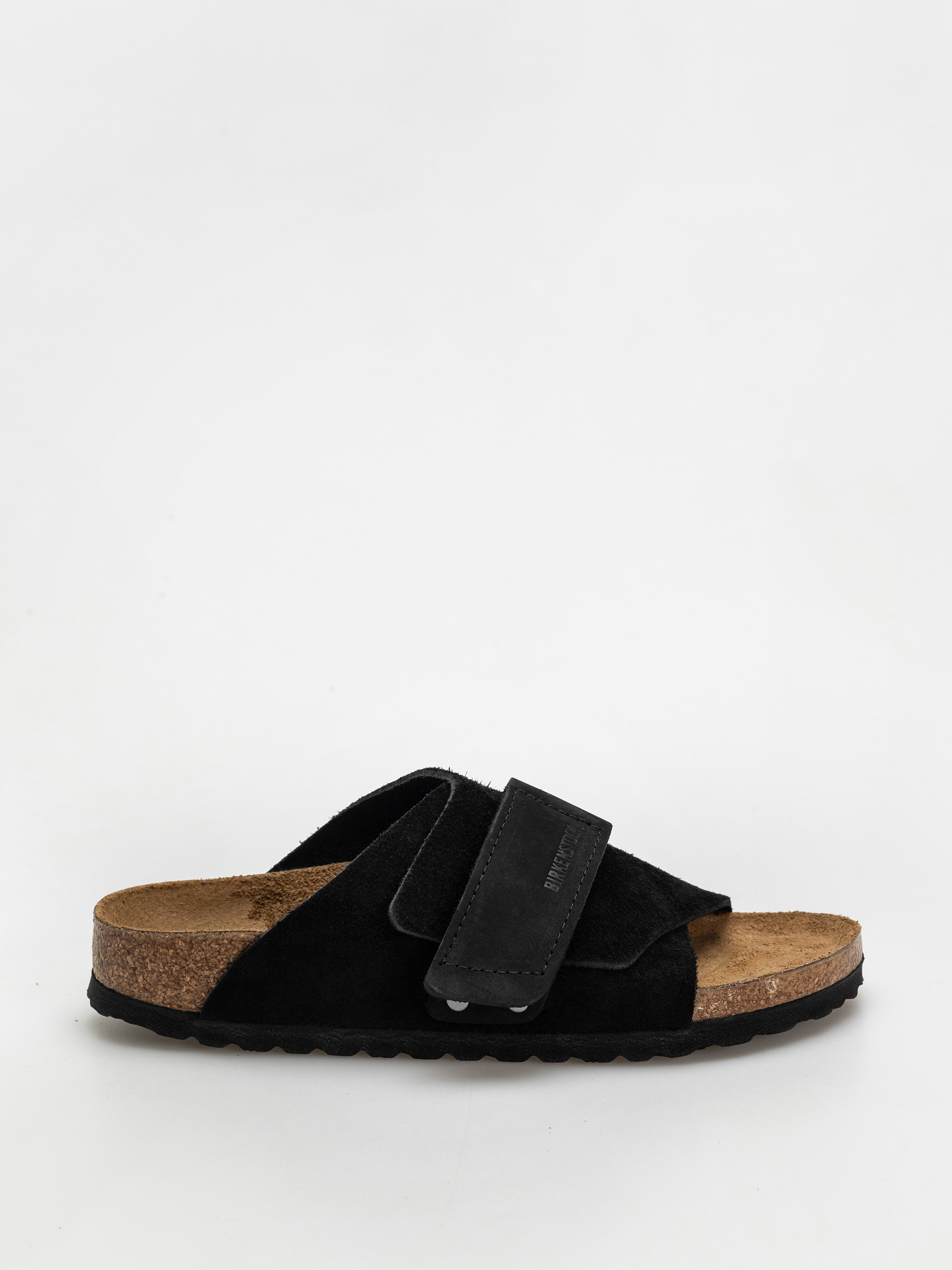 Шльопанці Birkenstock Kyoto Nubuck Suede Leather Narrow Wmn (black)