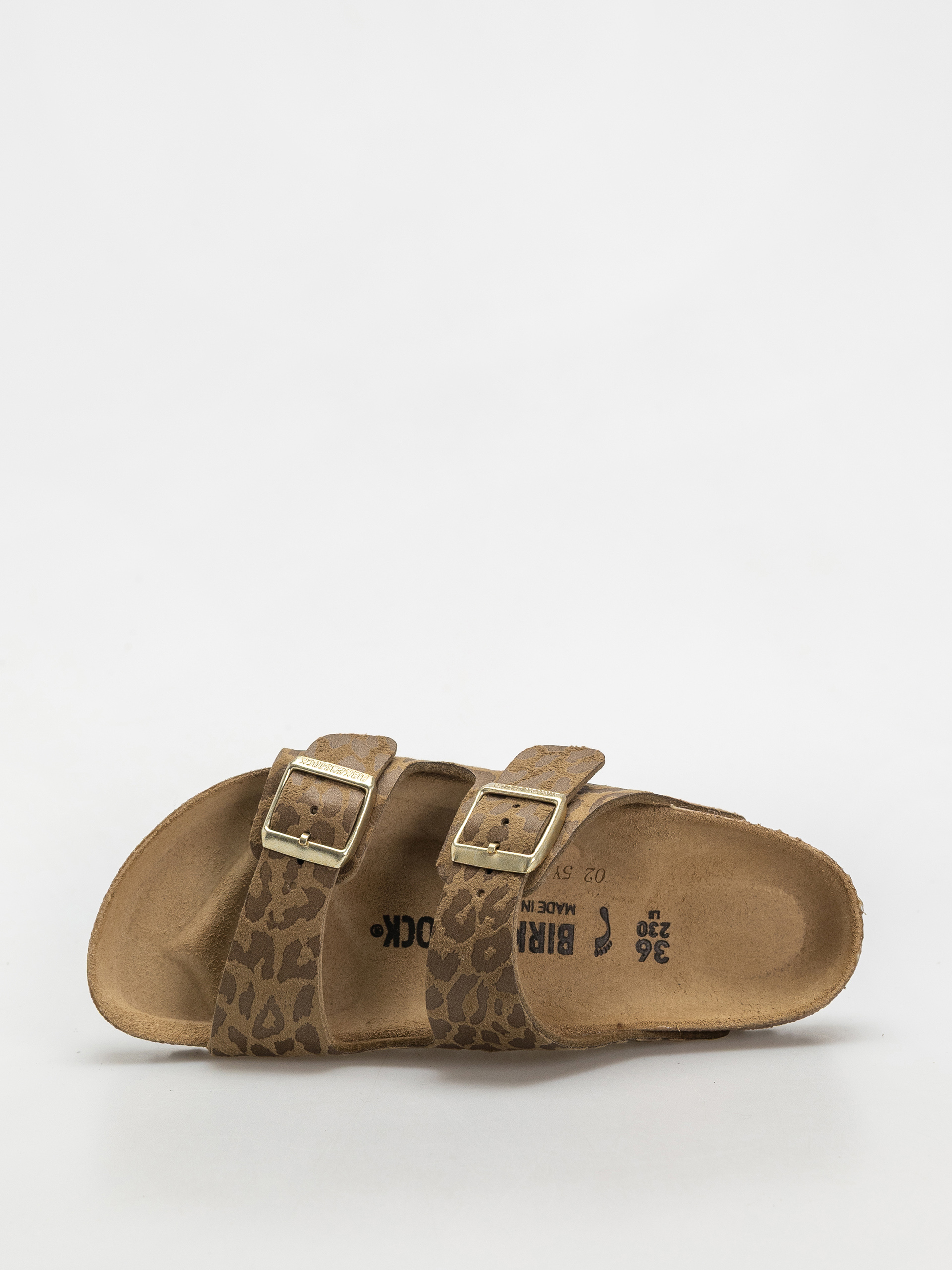 Шльопанці Birkenstock Arizona Synthetics Narrow Wmn (leo khaki)