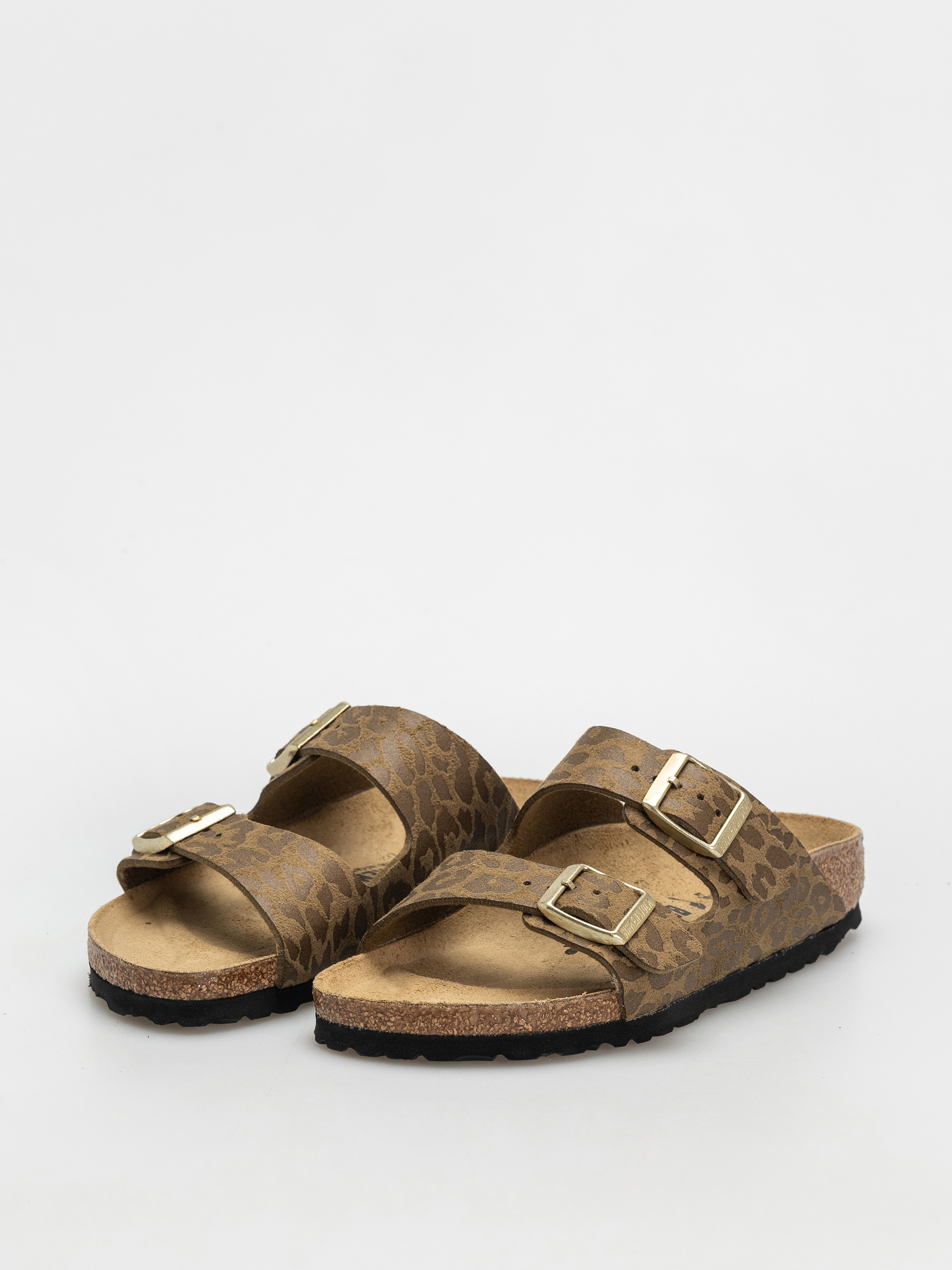 Шльопанці Birkenstock Arizona Synthetics Narrow Wmn (leo khaki)