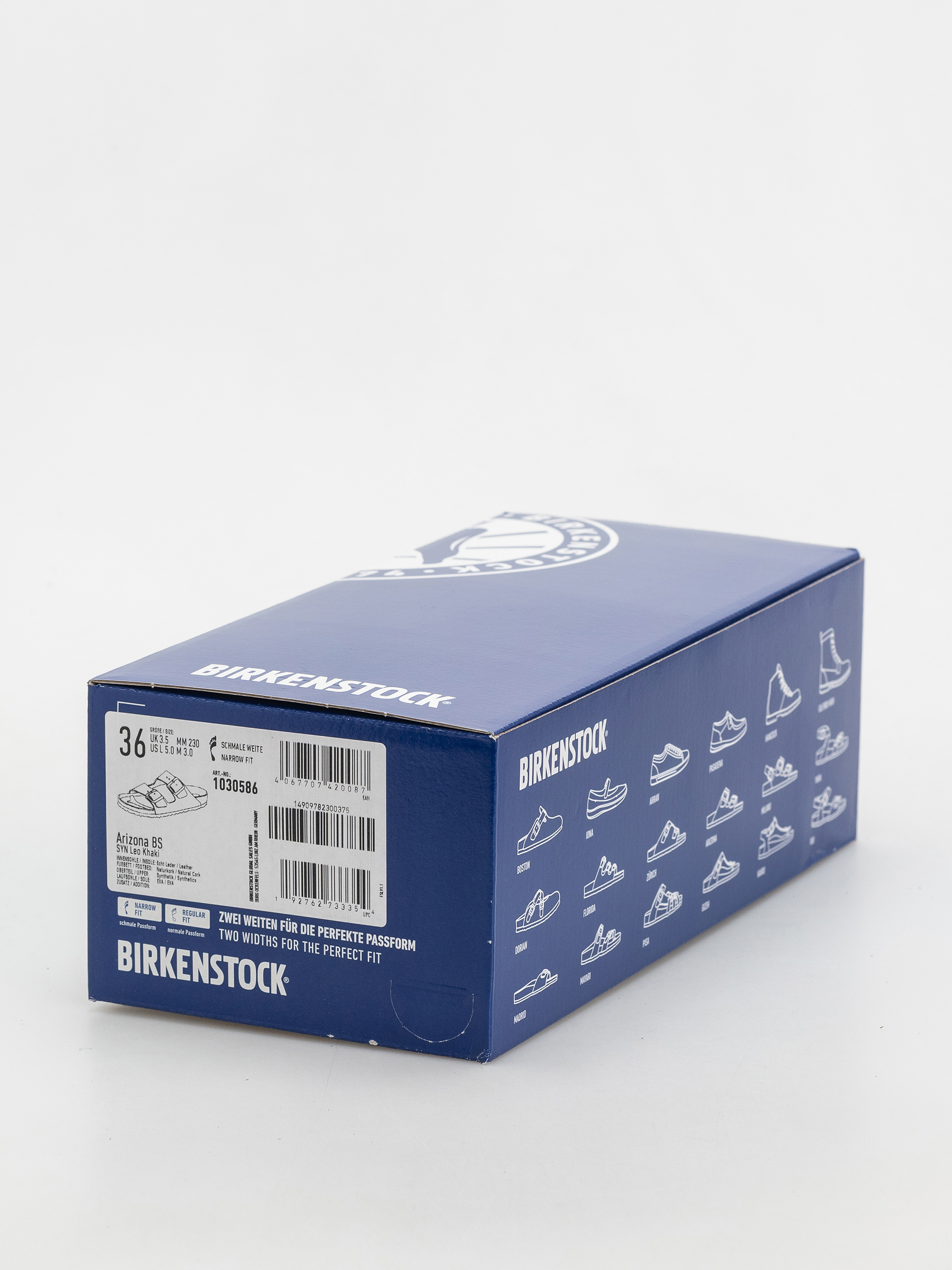 Шльопанці Birkenstock Arizona Synthetics Narrow Wmn (leo khaki)