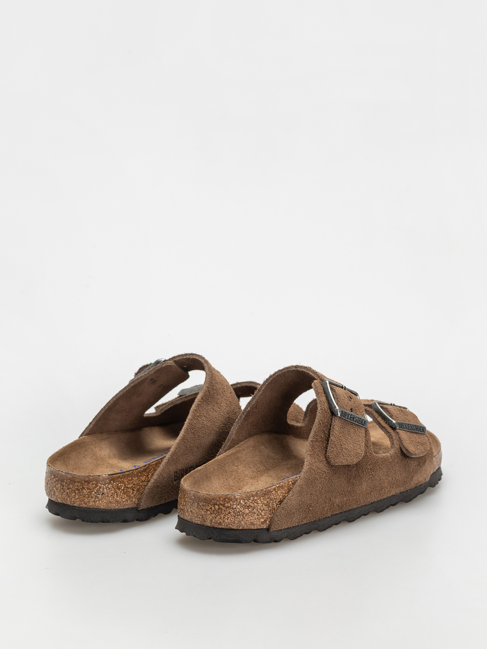 Шльопанці Birkenstock Arizona Suede Leather Narrow Wmn (dark tea)