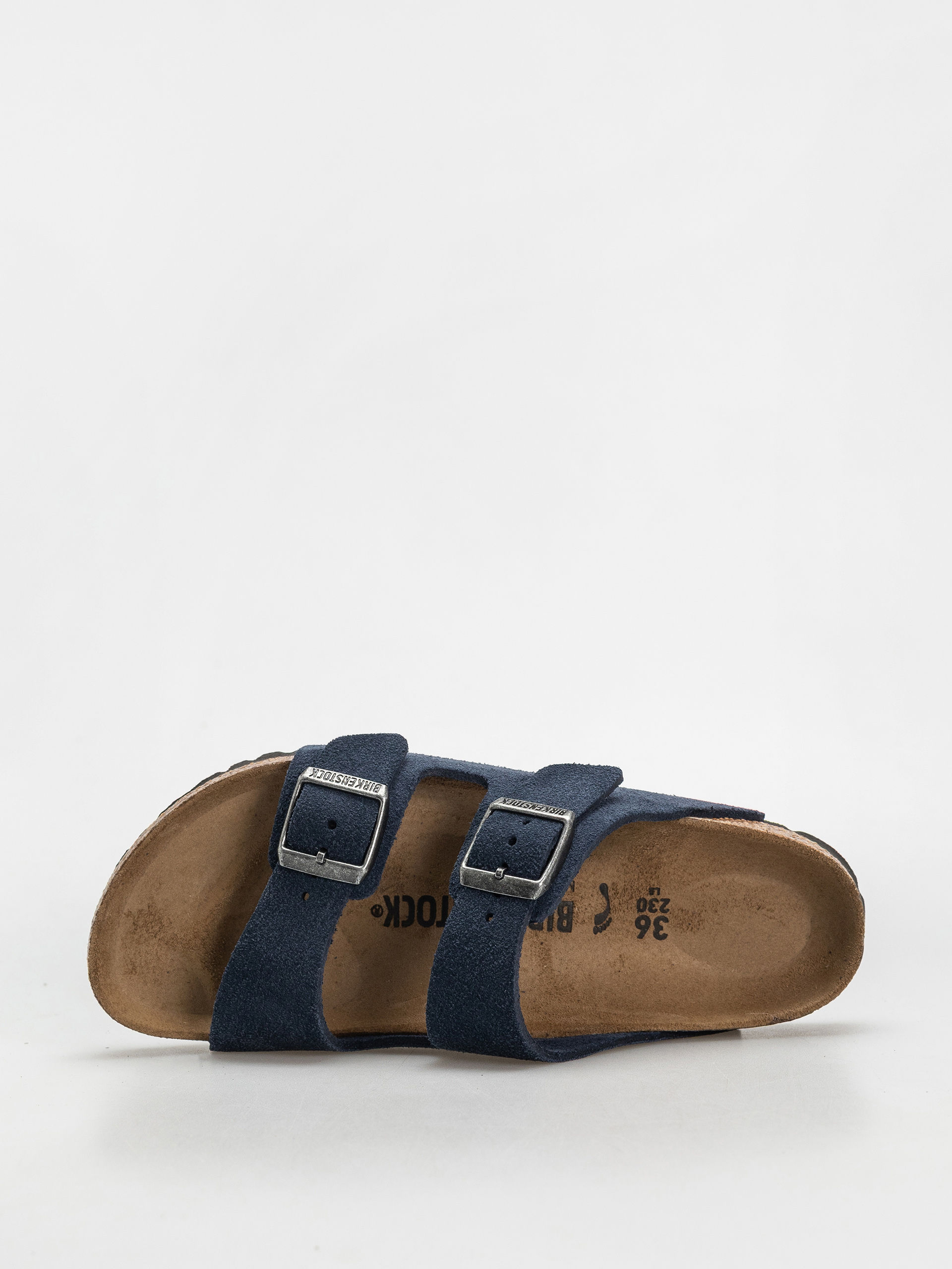 Шльопанці Birkenstock Arizona Suede Leather Narrow Wmn (new navy)