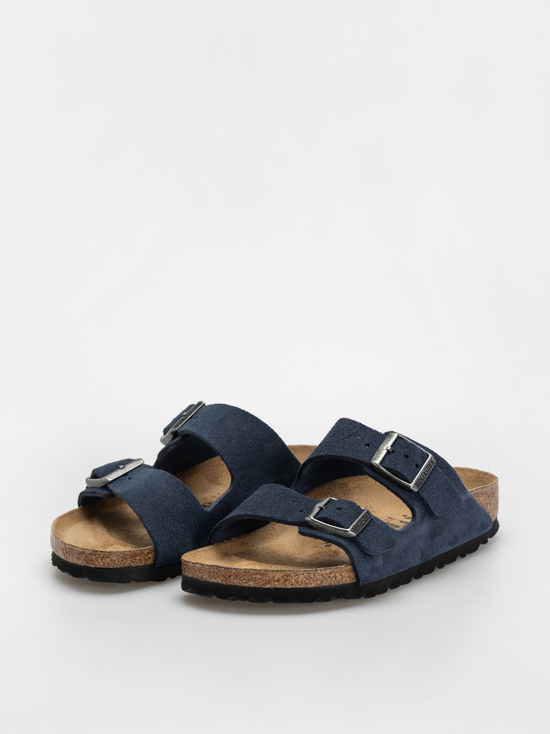 Шльопанці Birkenstock Arizona Suede Leather Narrow Wmn (new navy)