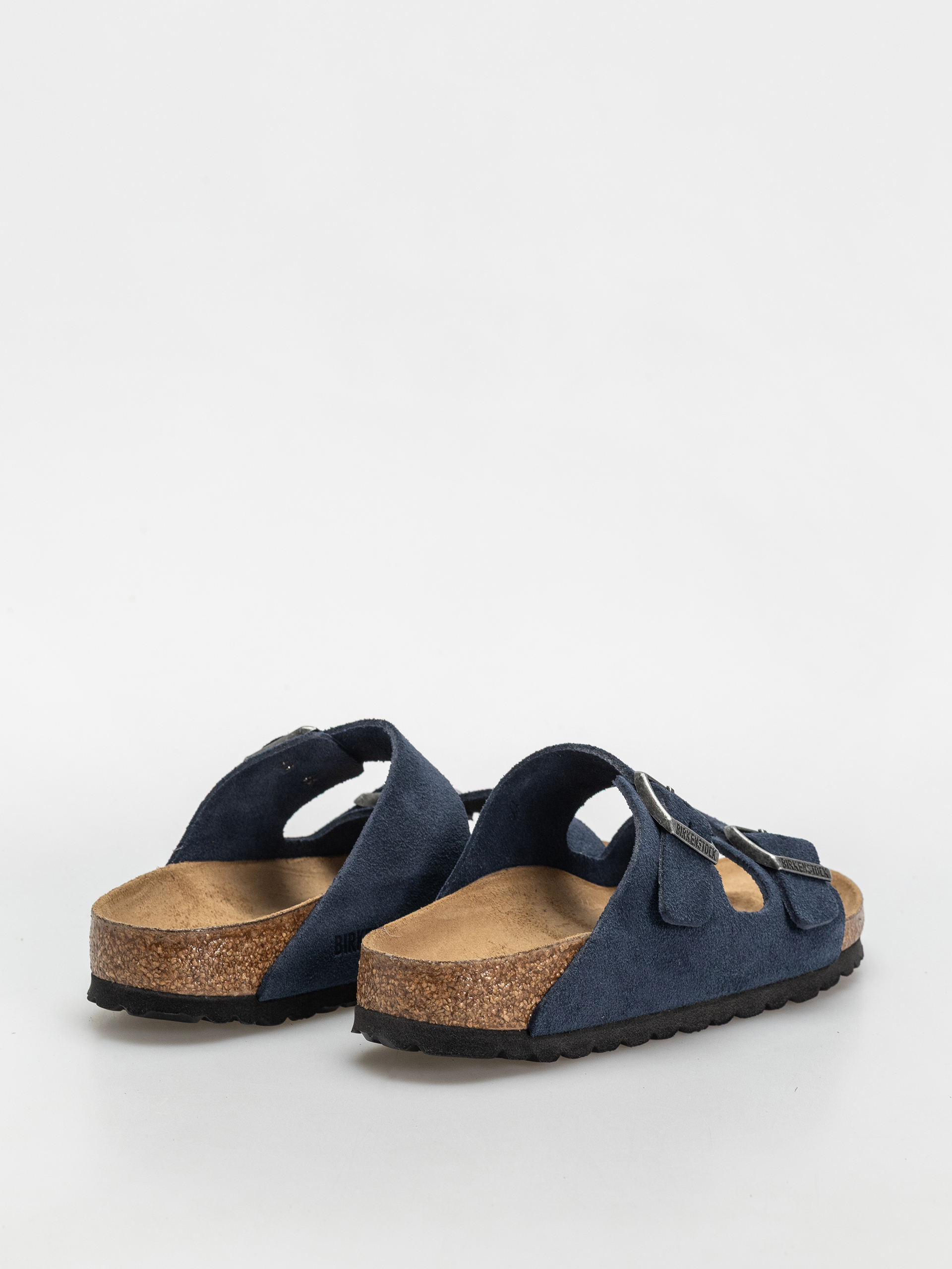 Шльопанці Birkenstock Arizona Suede Leather Narrow Wmn (new navy)