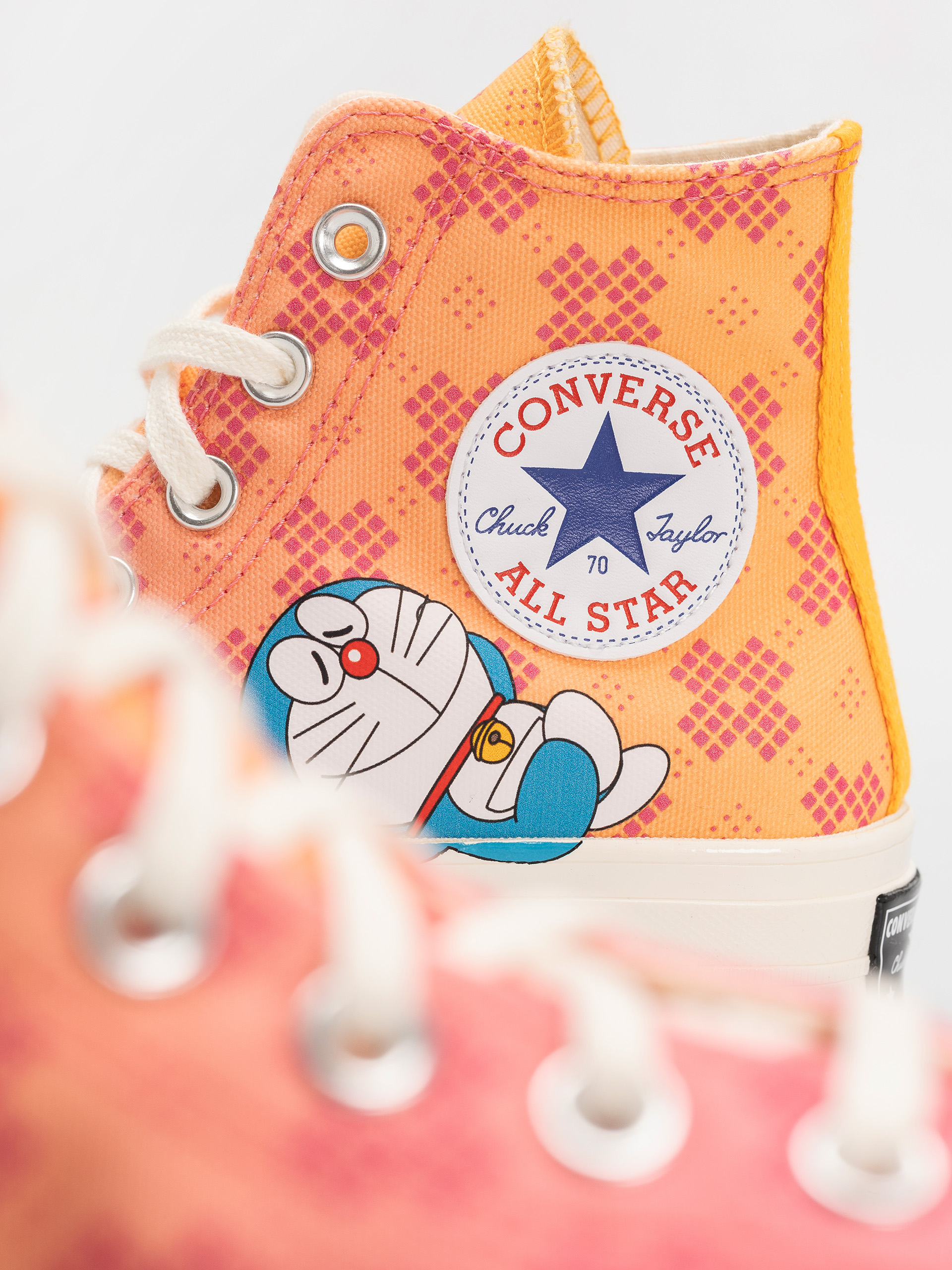 Кеди Converse ・Doraemon Chuck 70 Hi (orange)