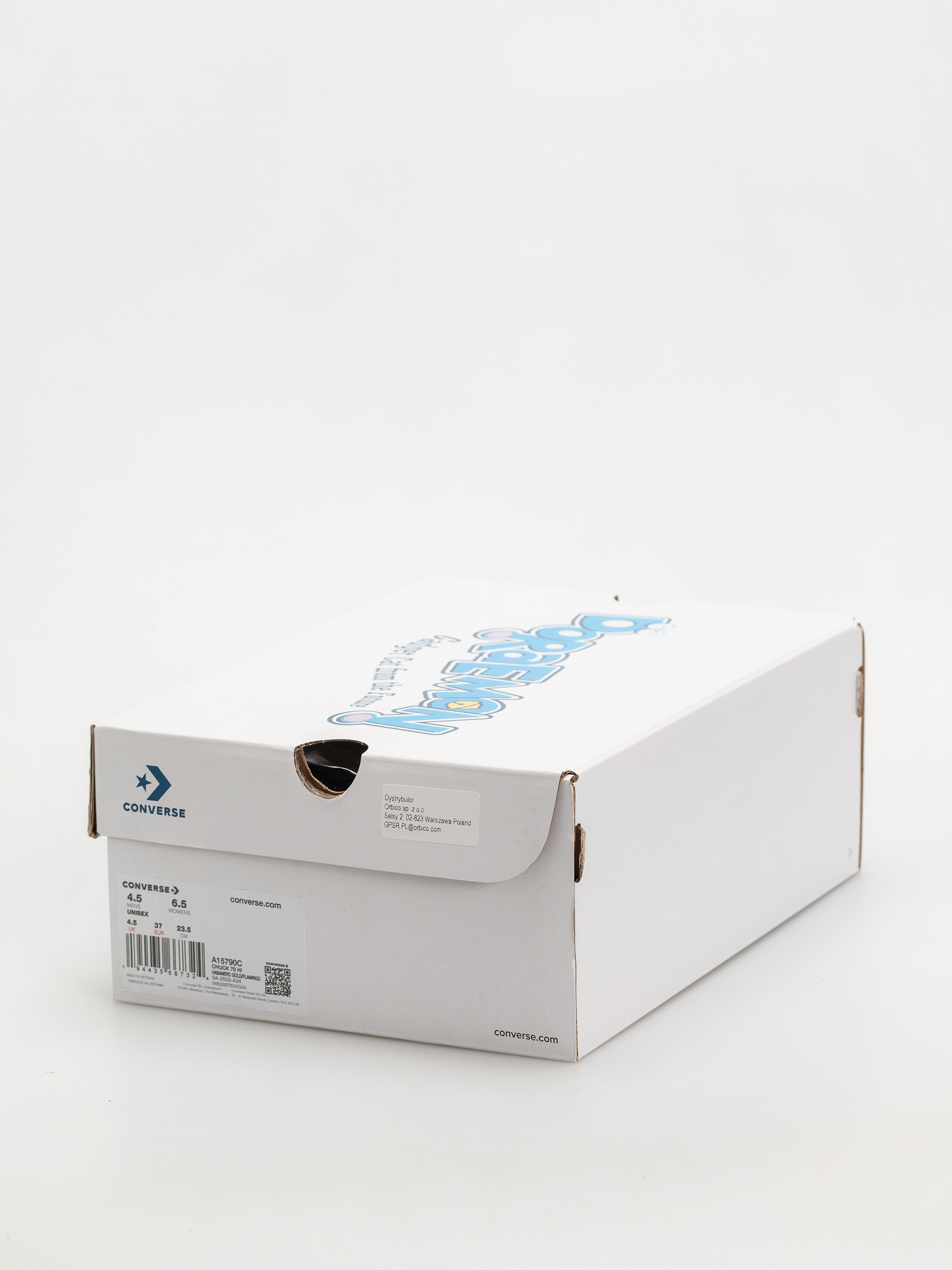 Кеди Converse ・Doraemon Chuck 70 Hi (orange)