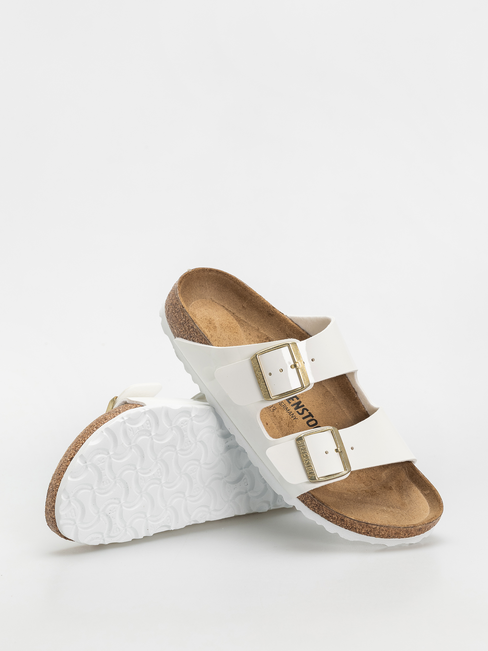 Шльопанці Birkenstock Arizona Narrow Wmn (patent white)
