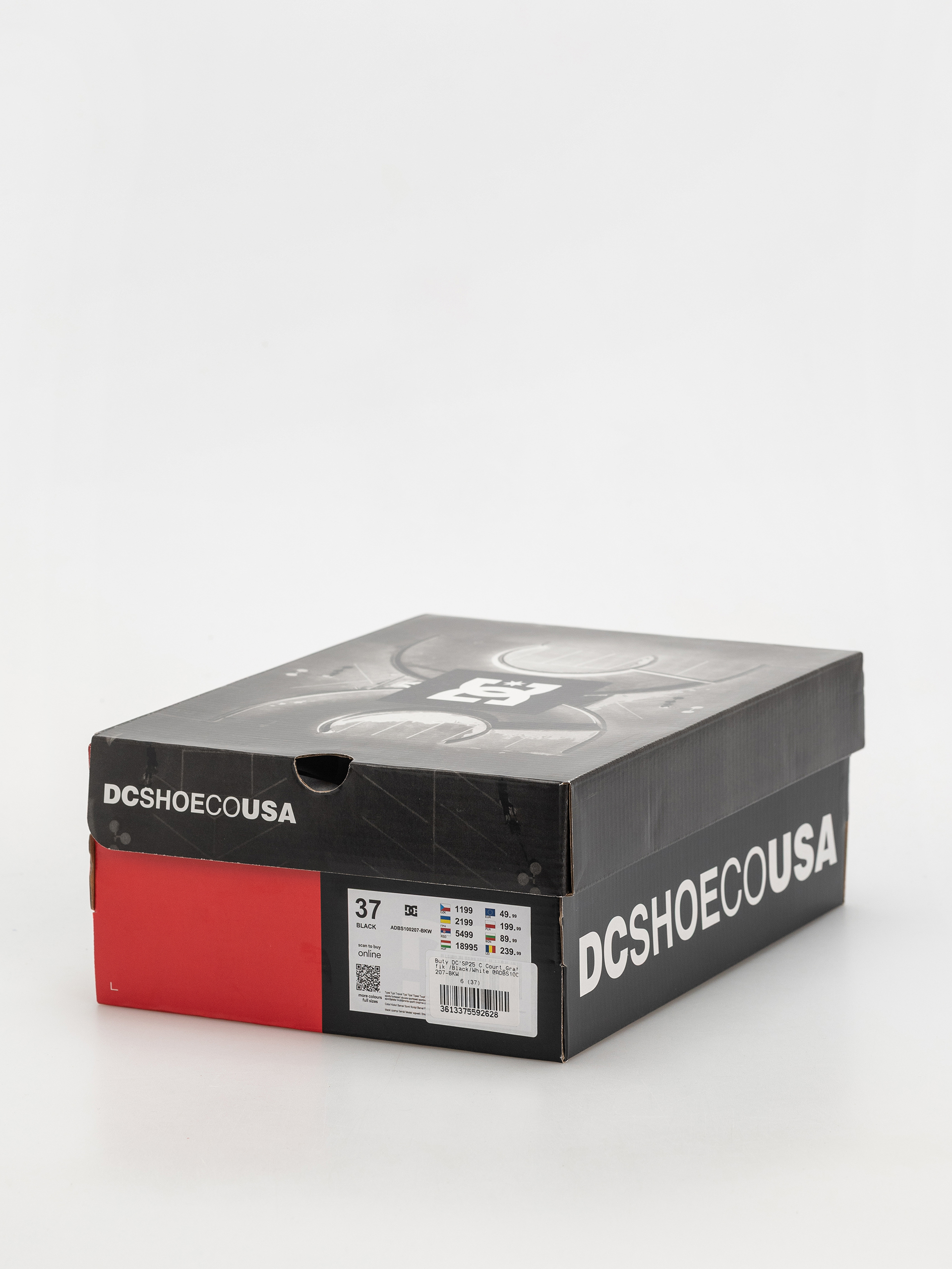 Дитяче взуття DC Court Graffik JR (black/white)