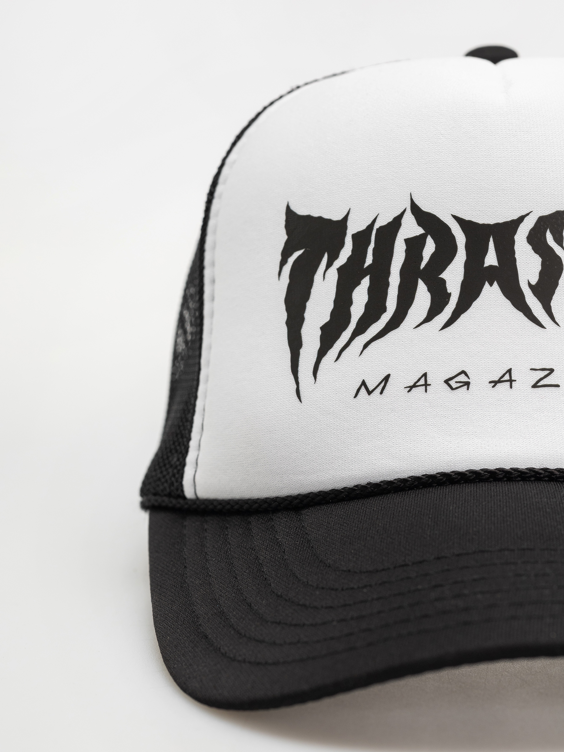 Кепка Thrasher Metal Trucker (black/white/black)