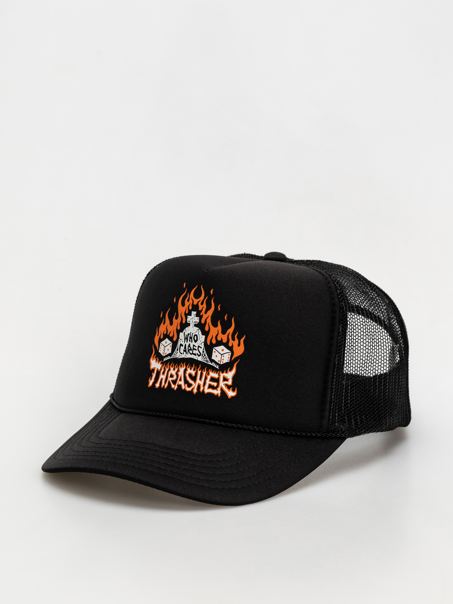 Кепка Thrasher Who Cares by Neckface Trucker (trucker)