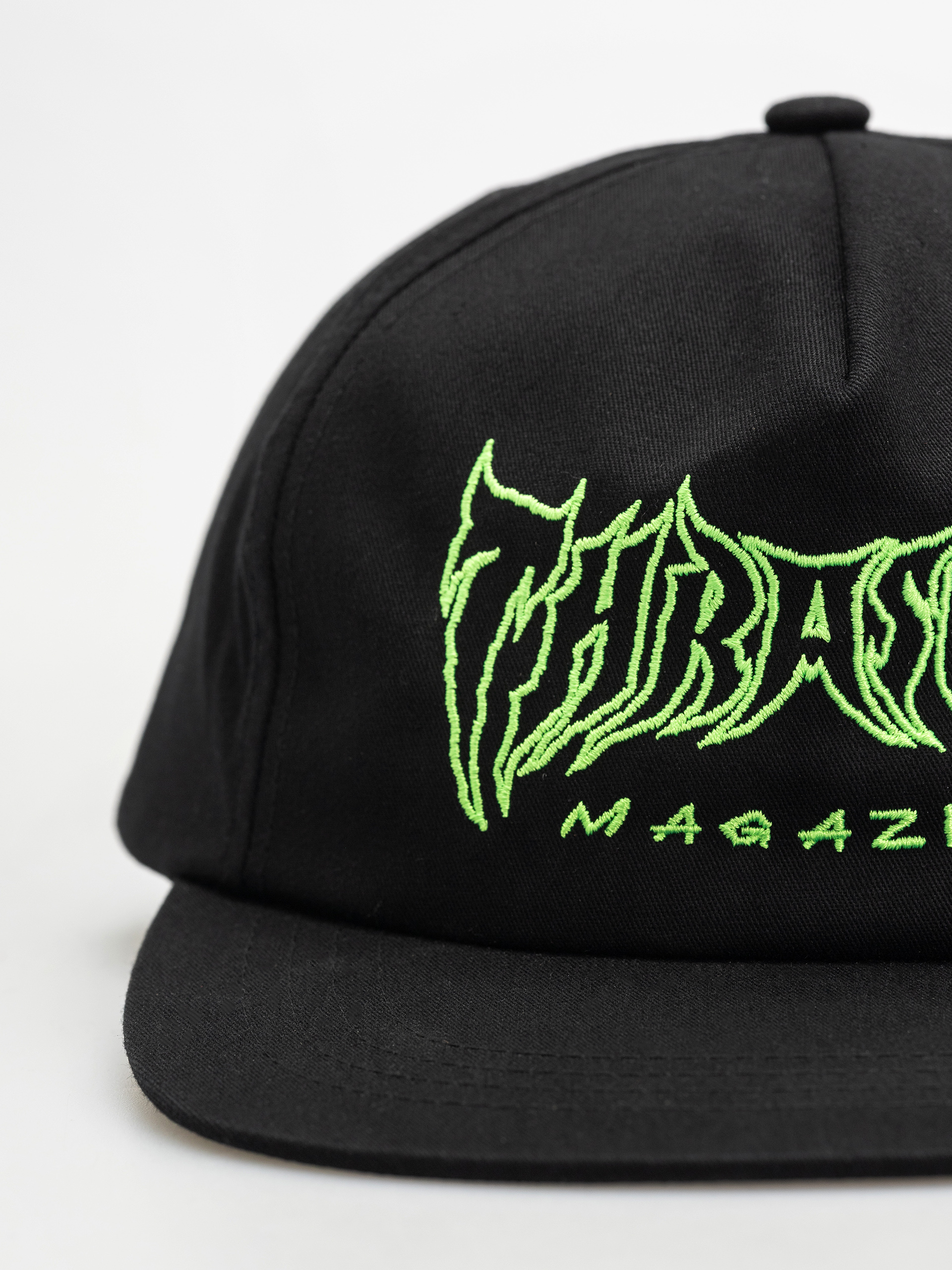 Кепка Thrasher Metal Snapback - чорний (black)