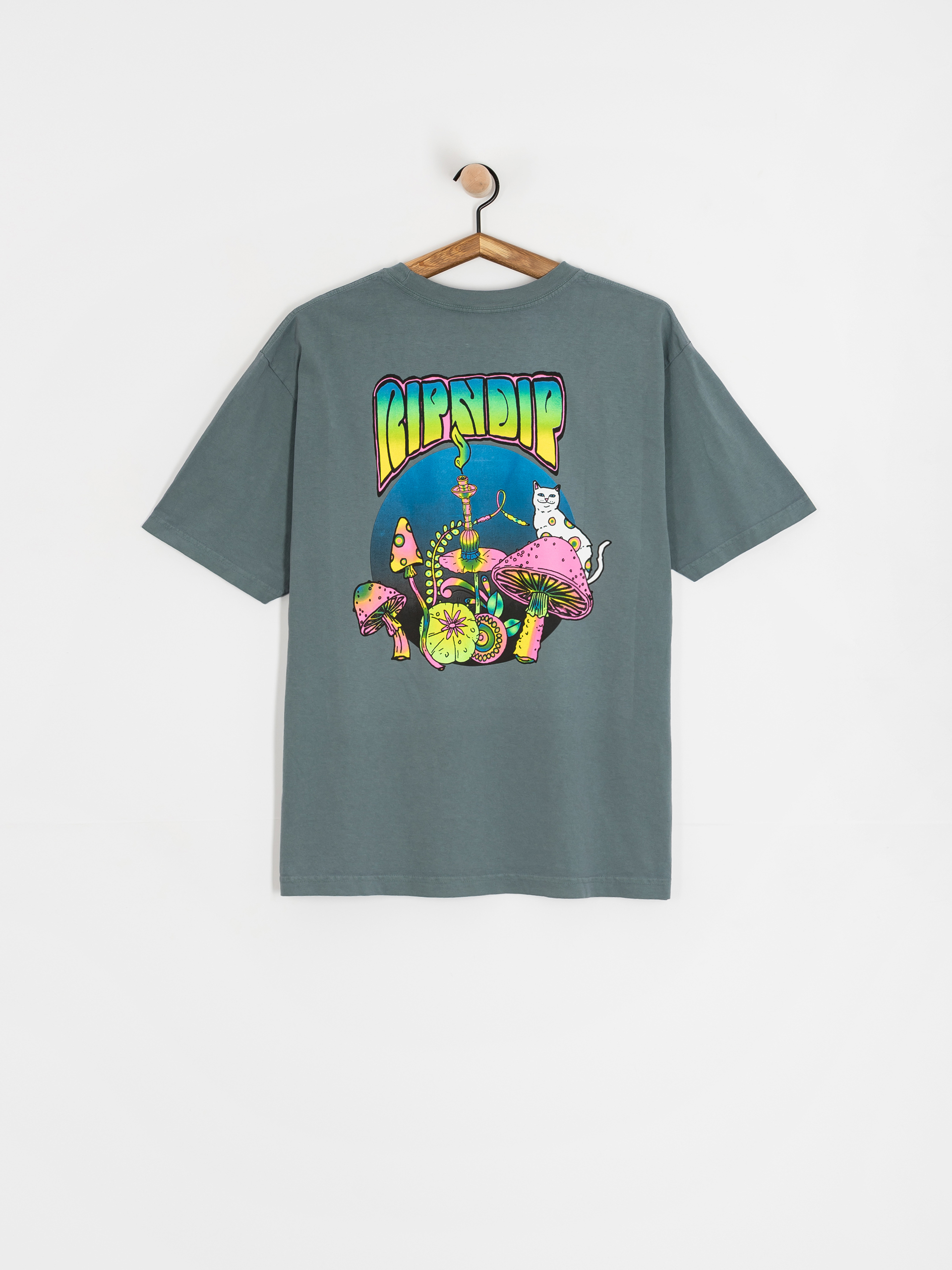 Футболка RipNDip Psychedelic (light charcoal)