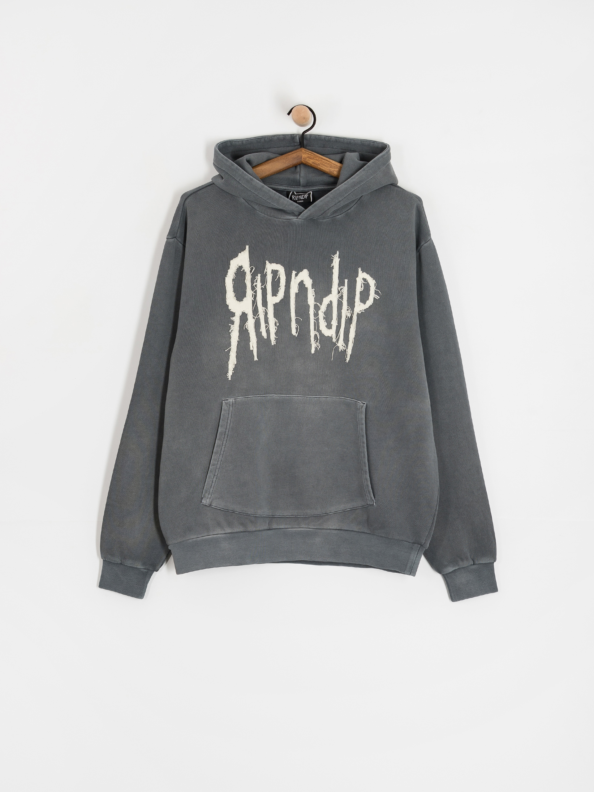 Худі RipNDip Insano Distressed HD (charcoal vintage wash)