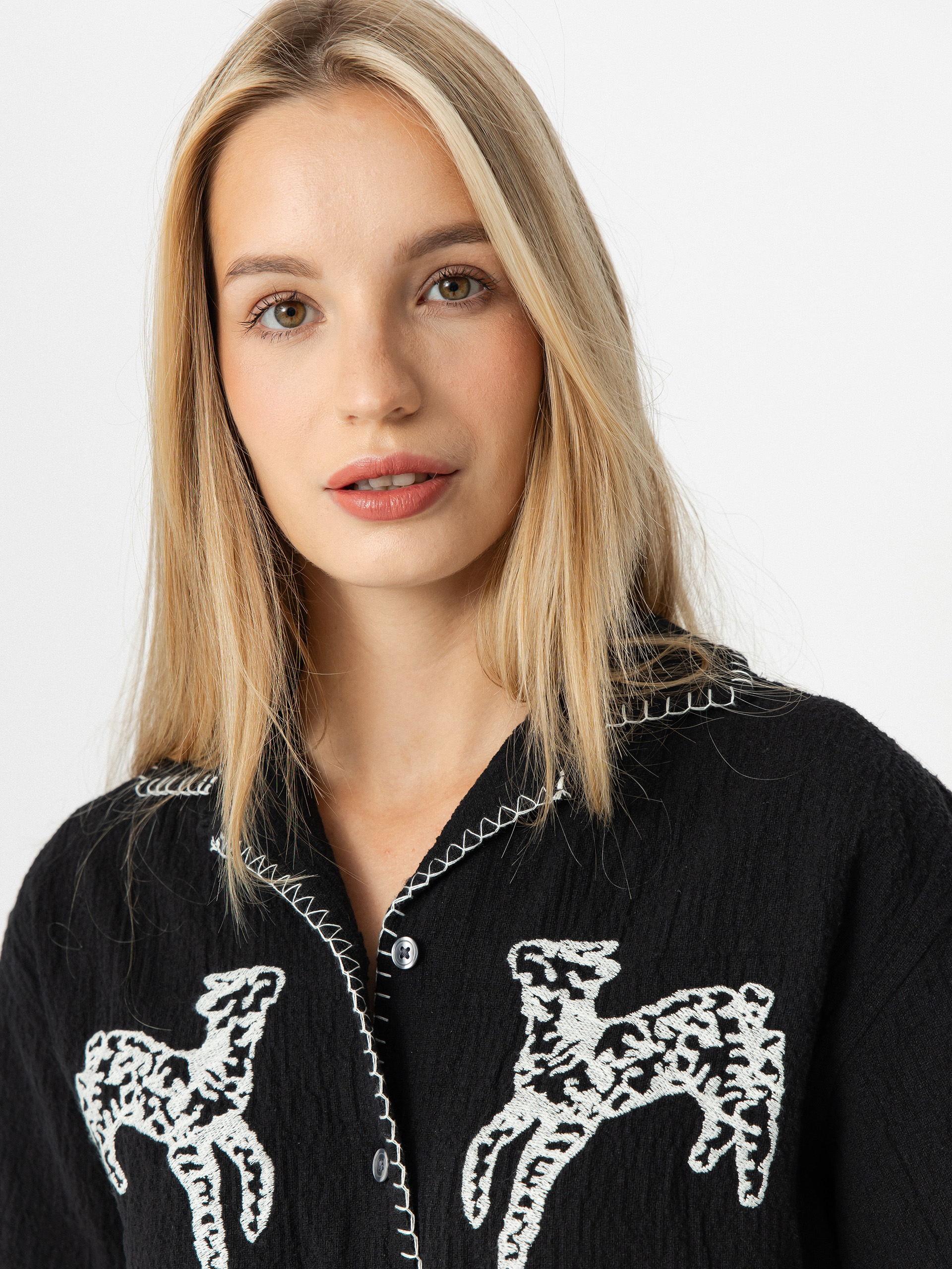 Сорочка OBEY Ritual Wmn (digital black)