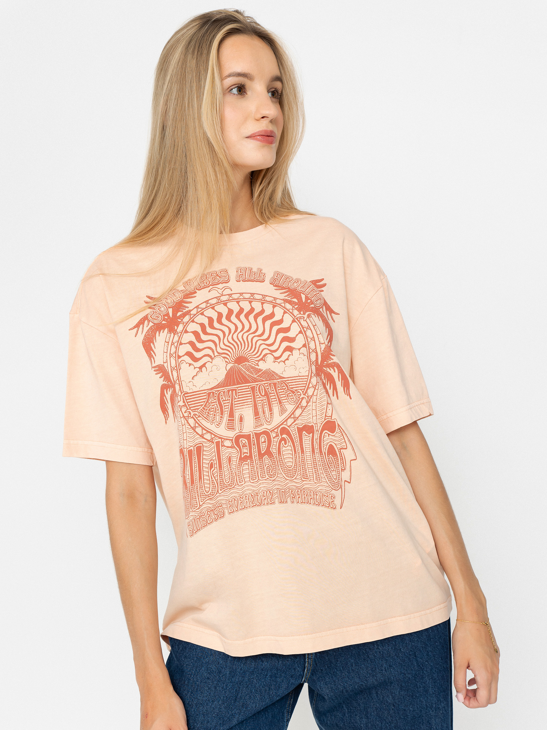 Футболка Billabong Beach Classics Wmn (soft peach)