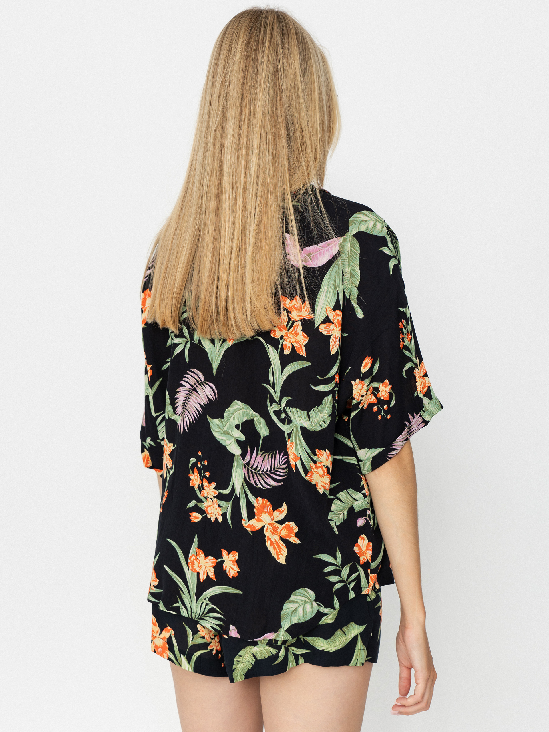 Сорочка Roxy Beach Nostalgia Crinkle Wmn (anthracite island escape)