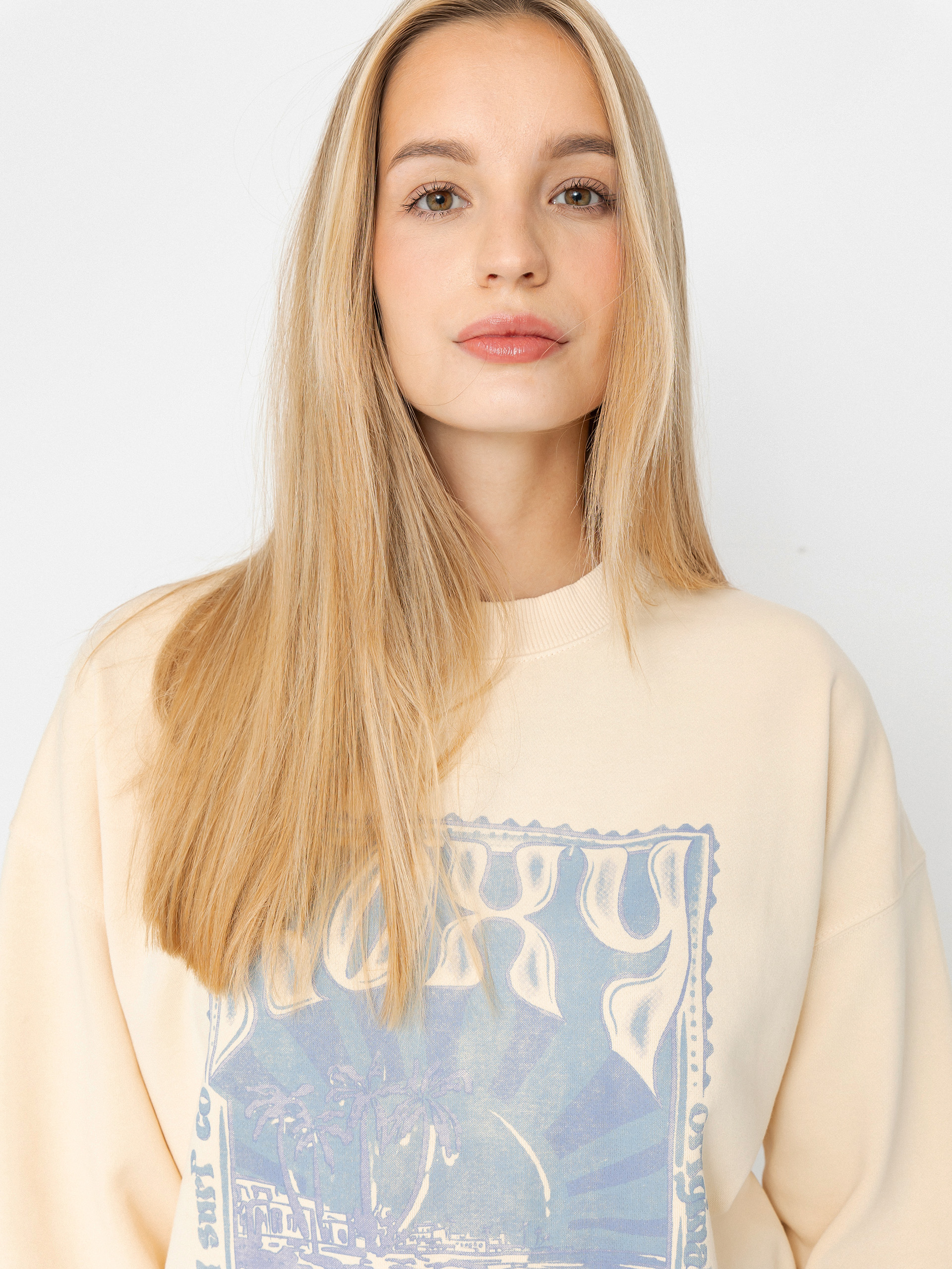 Світшот Roxy Lineup Oversized Crew Wmn (parchment)