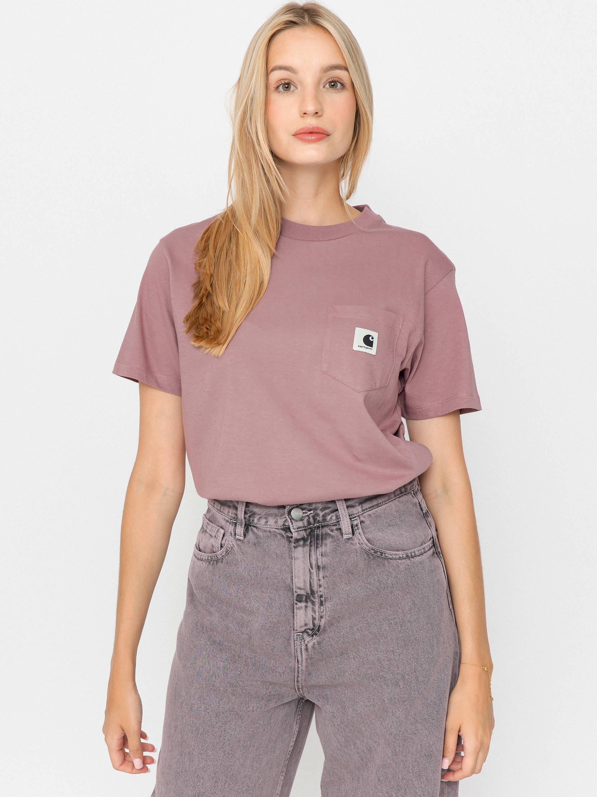 Футболка Carhartt WIP Pocket Wmn (daphne)