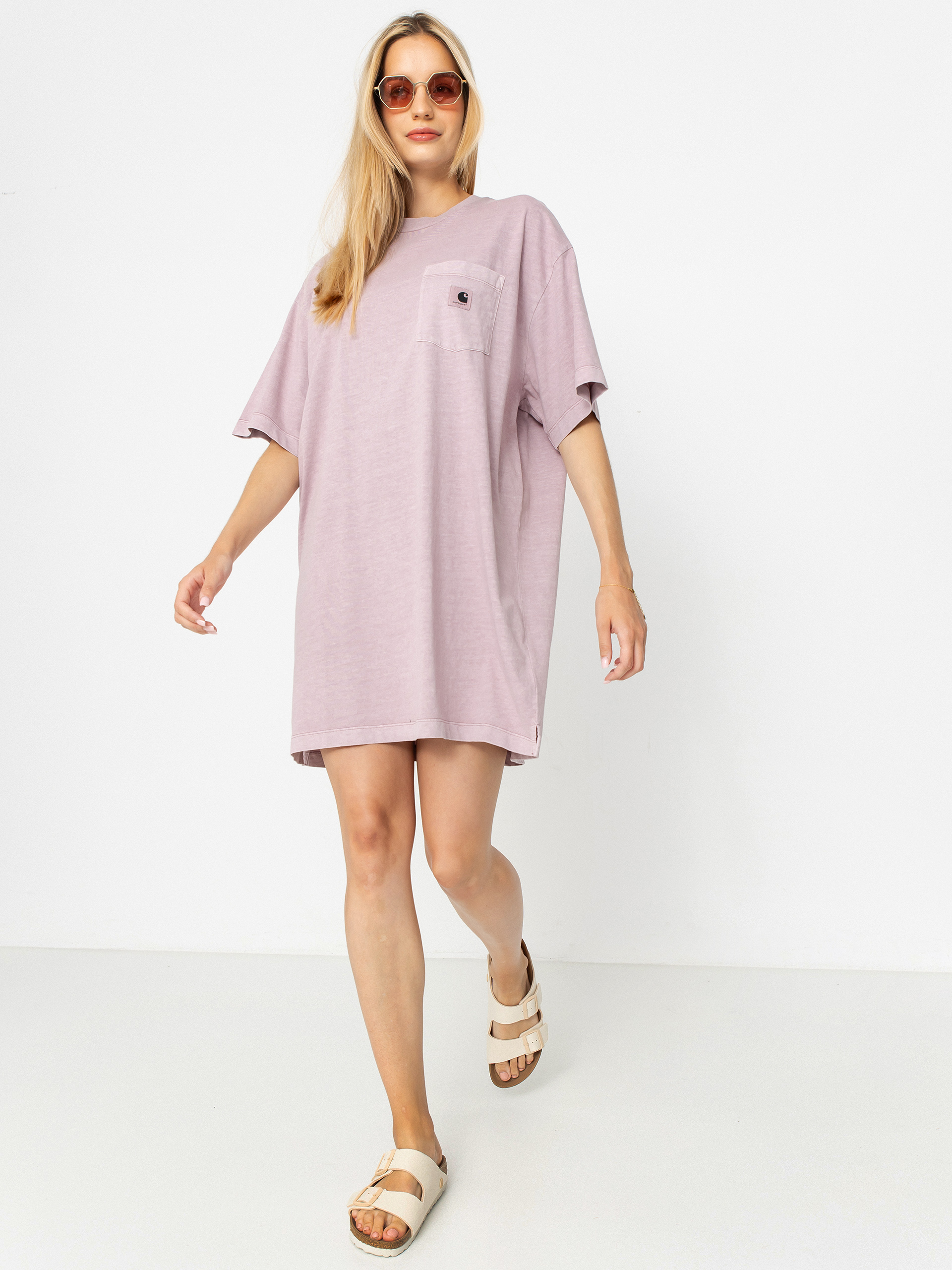 Футболка Carhartt WIP Nelson Grand Wmn (hortensia)