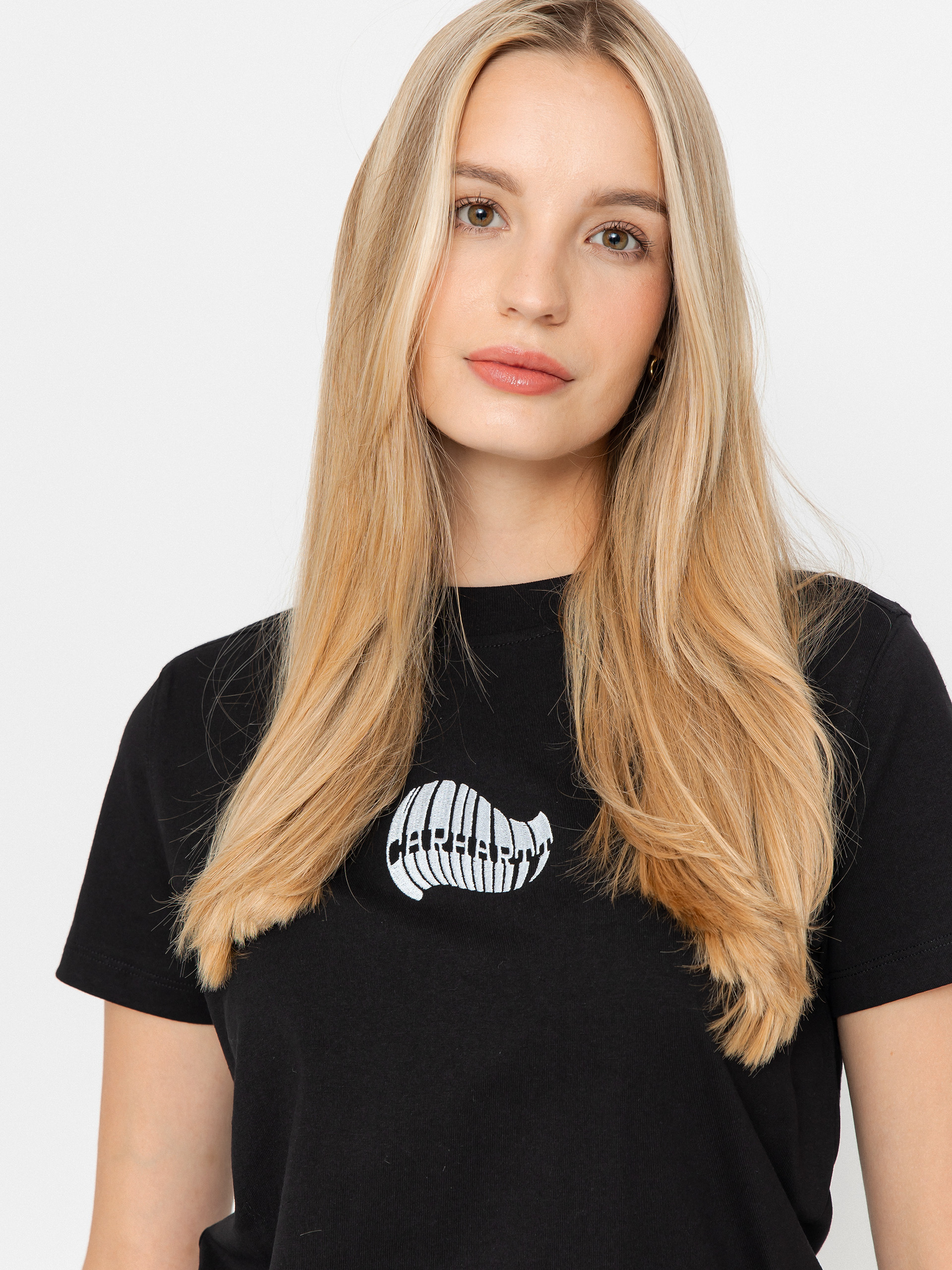 Футболка Carhartt WIP Psshh Wmn (black/blue fog)