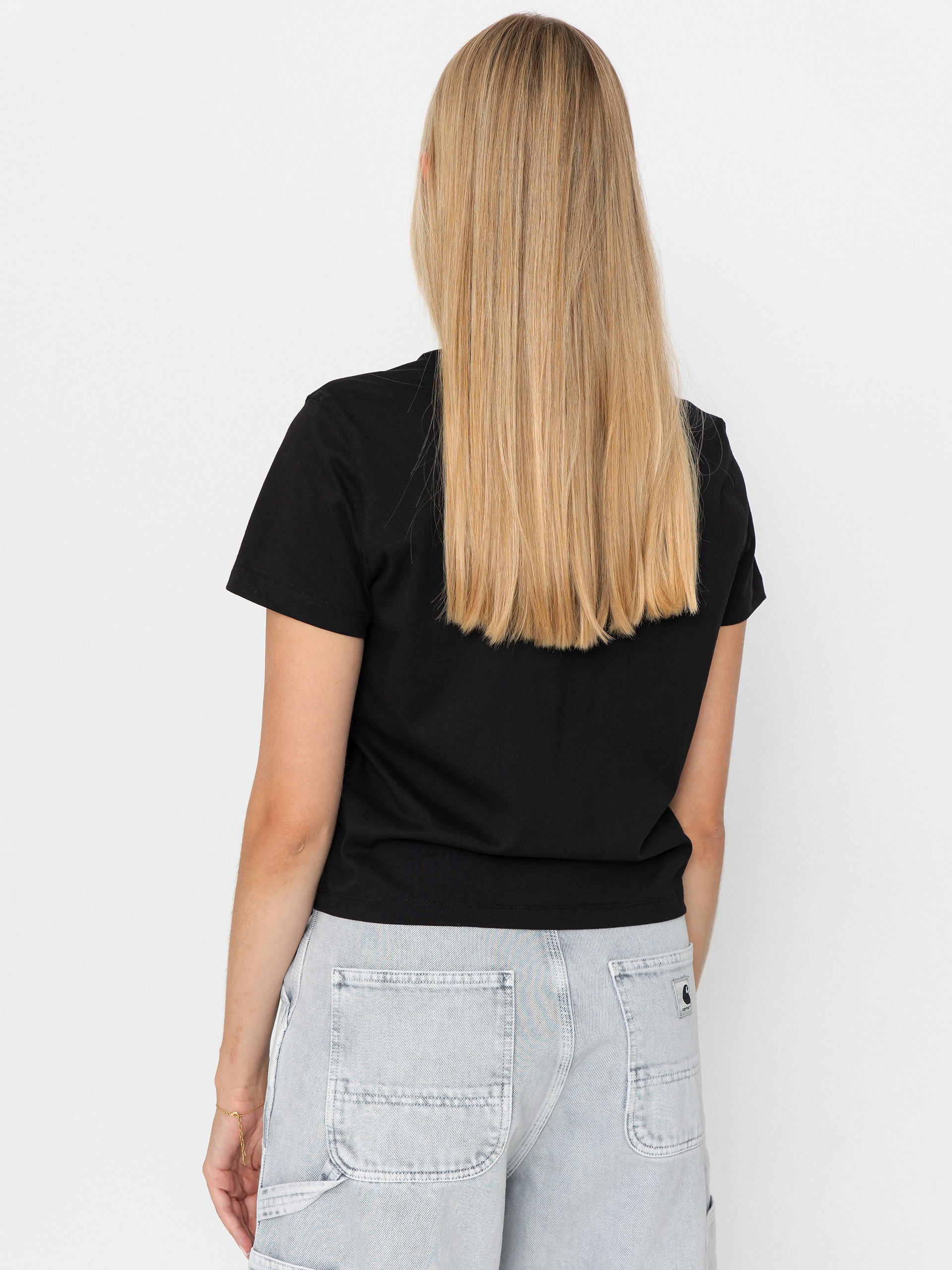 Футболка Carhartt WIP Psshh Wmn (black/blue fog)