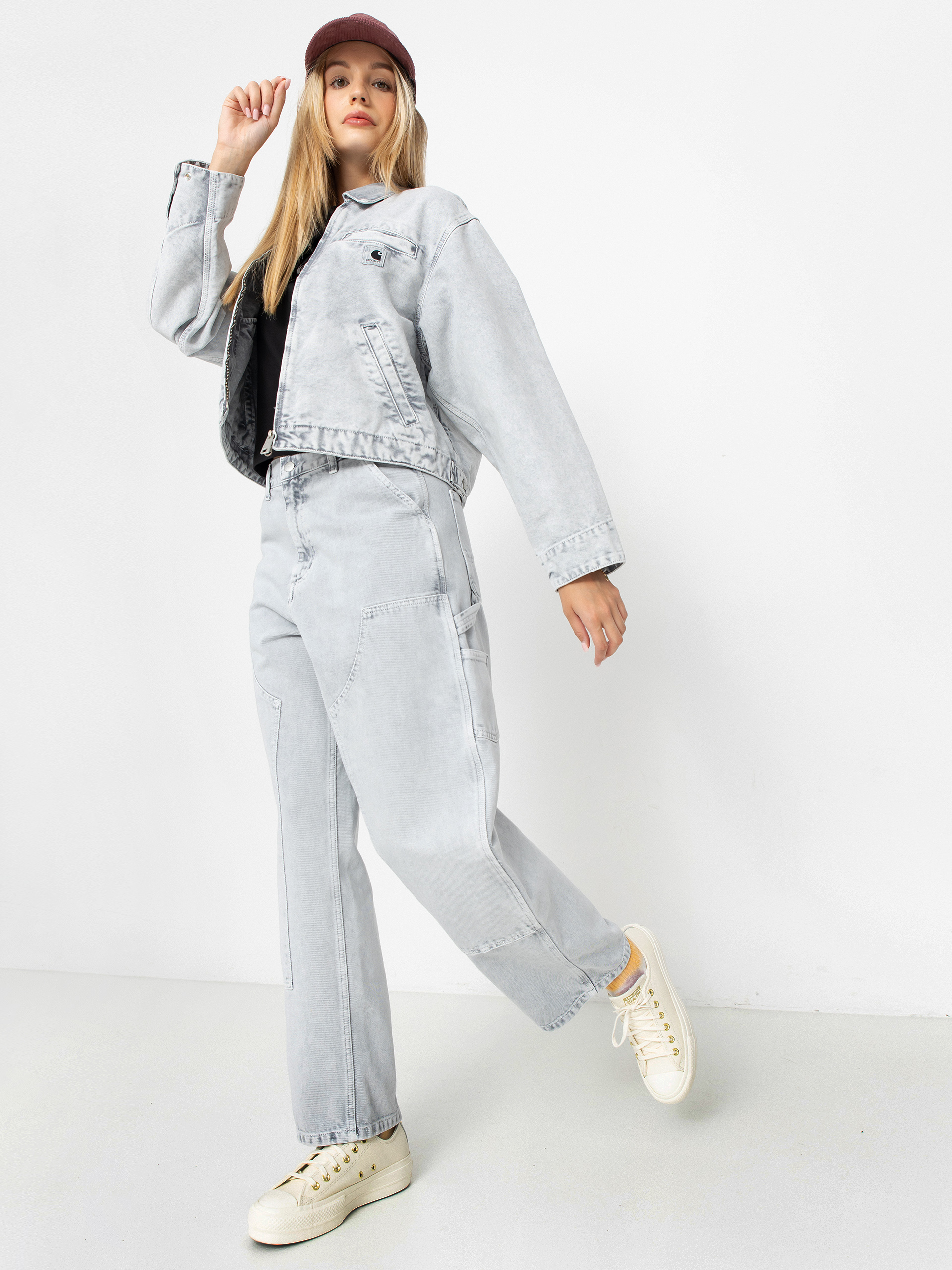 u041au0443u0440u0442u043au0430 Carhartt WIP Emery Wmn (black/black/chalk wash)