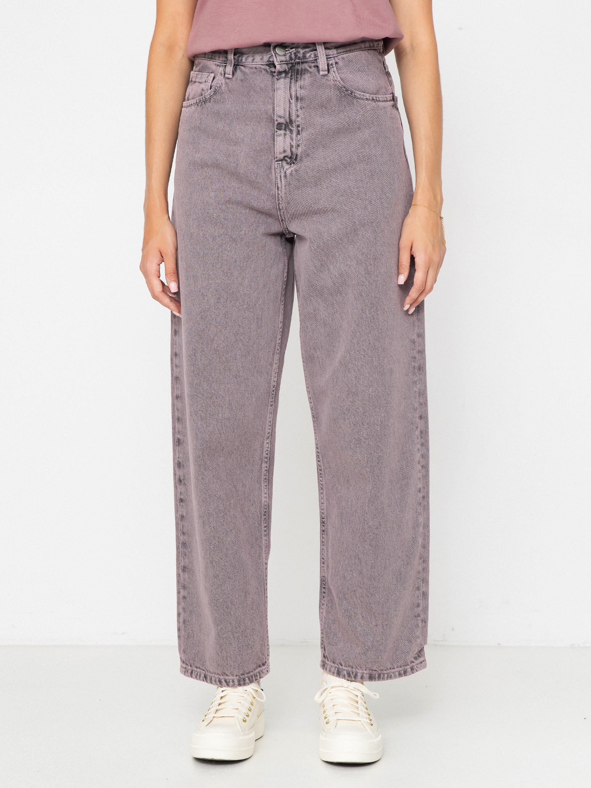 u0428u0442u0430u043du0438 Carhartt WIP Brandon Wmn (black/hortensia/garment dyed)