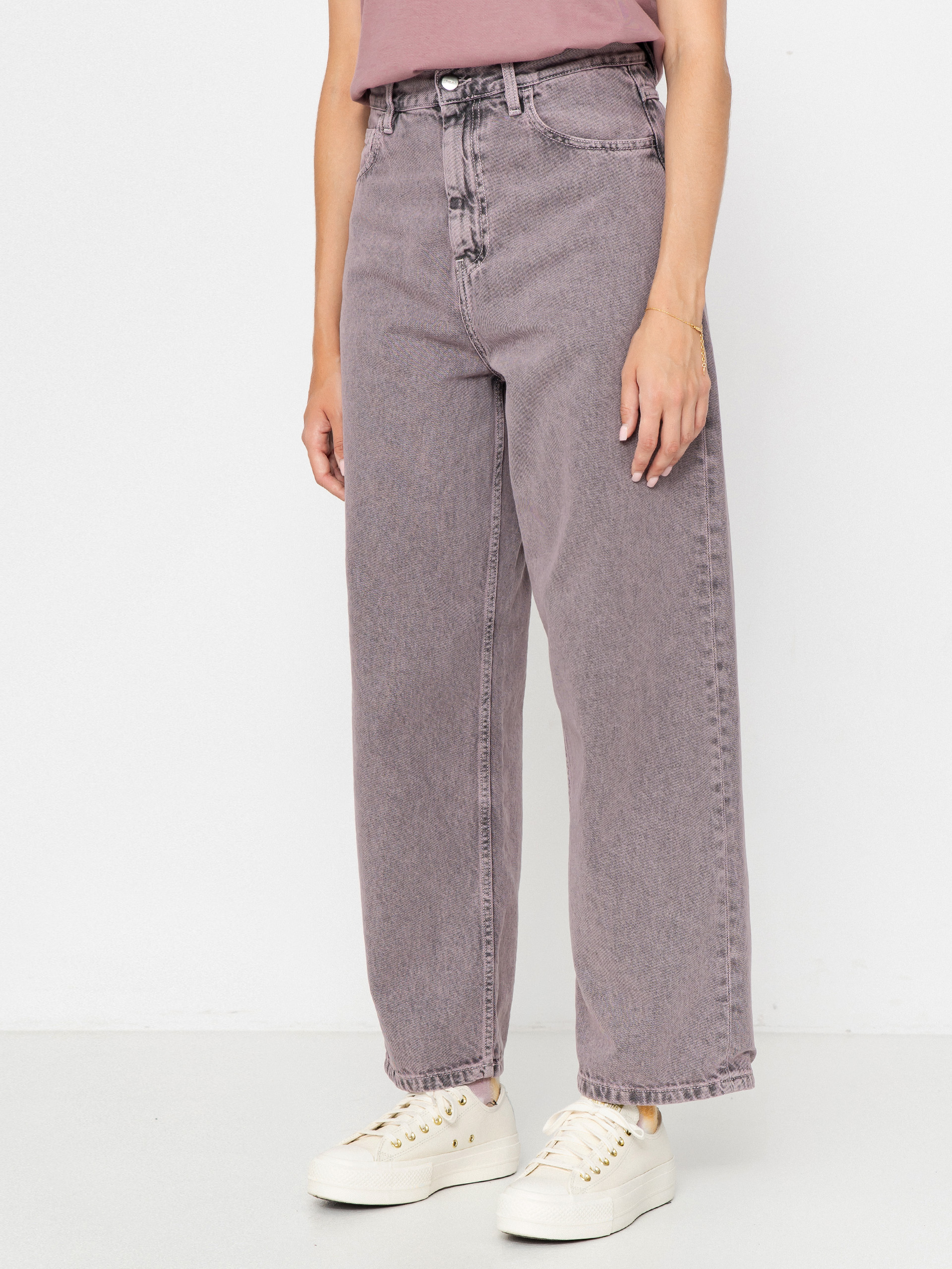 Штани Carhartt WIP Brandon Wmn (black/hortensia/garment dyed)