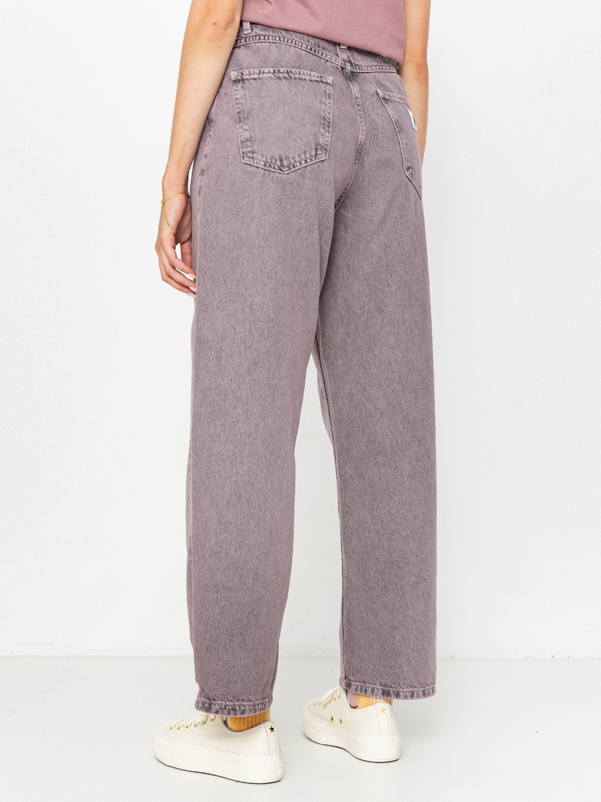 Штани Carhartt WIP Brandon Wmn (black/hortensia/garment dyed)