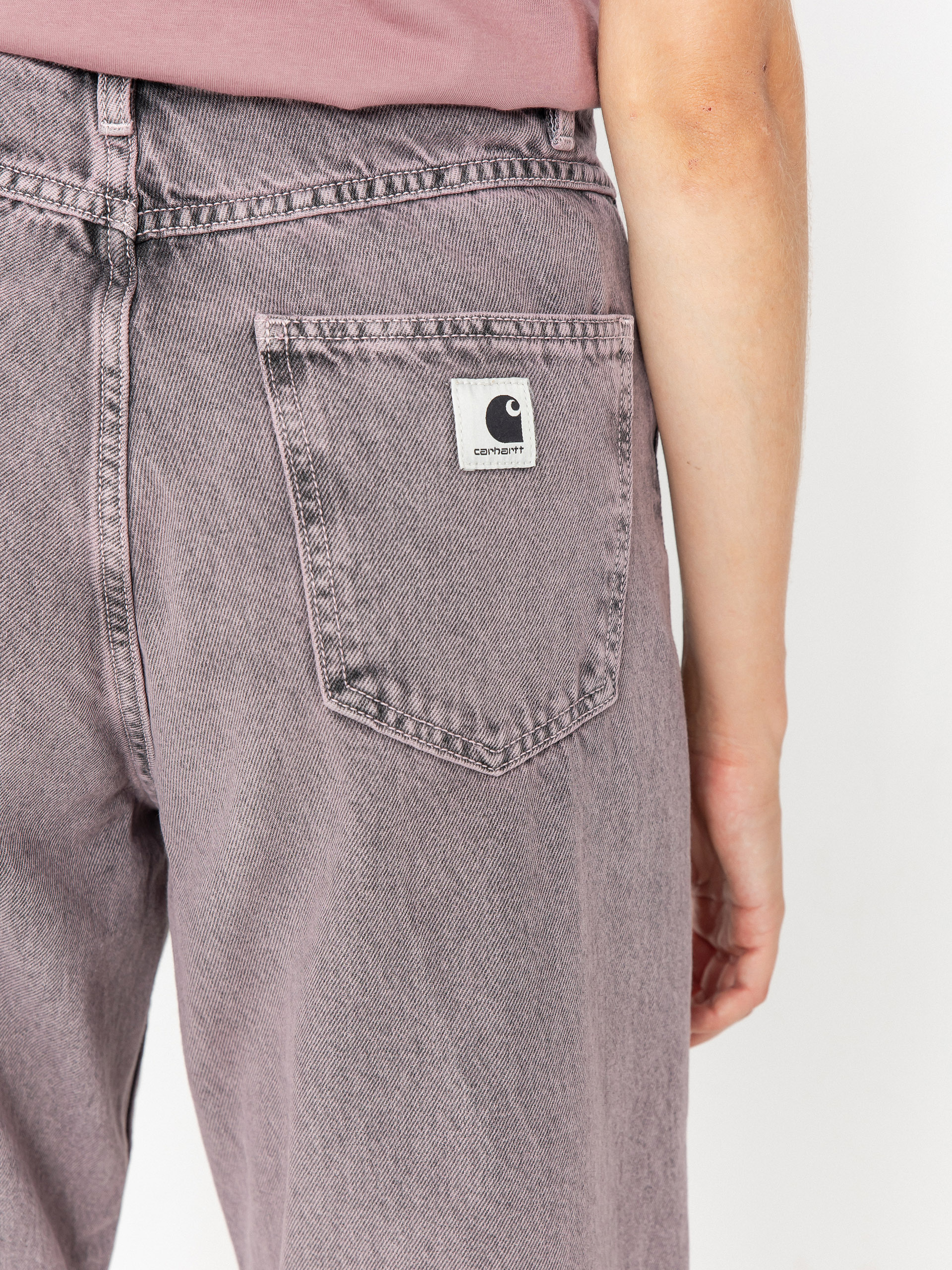 Штани Carhartt WIP Brandon Wmn (black/hortensia/garment dyed)