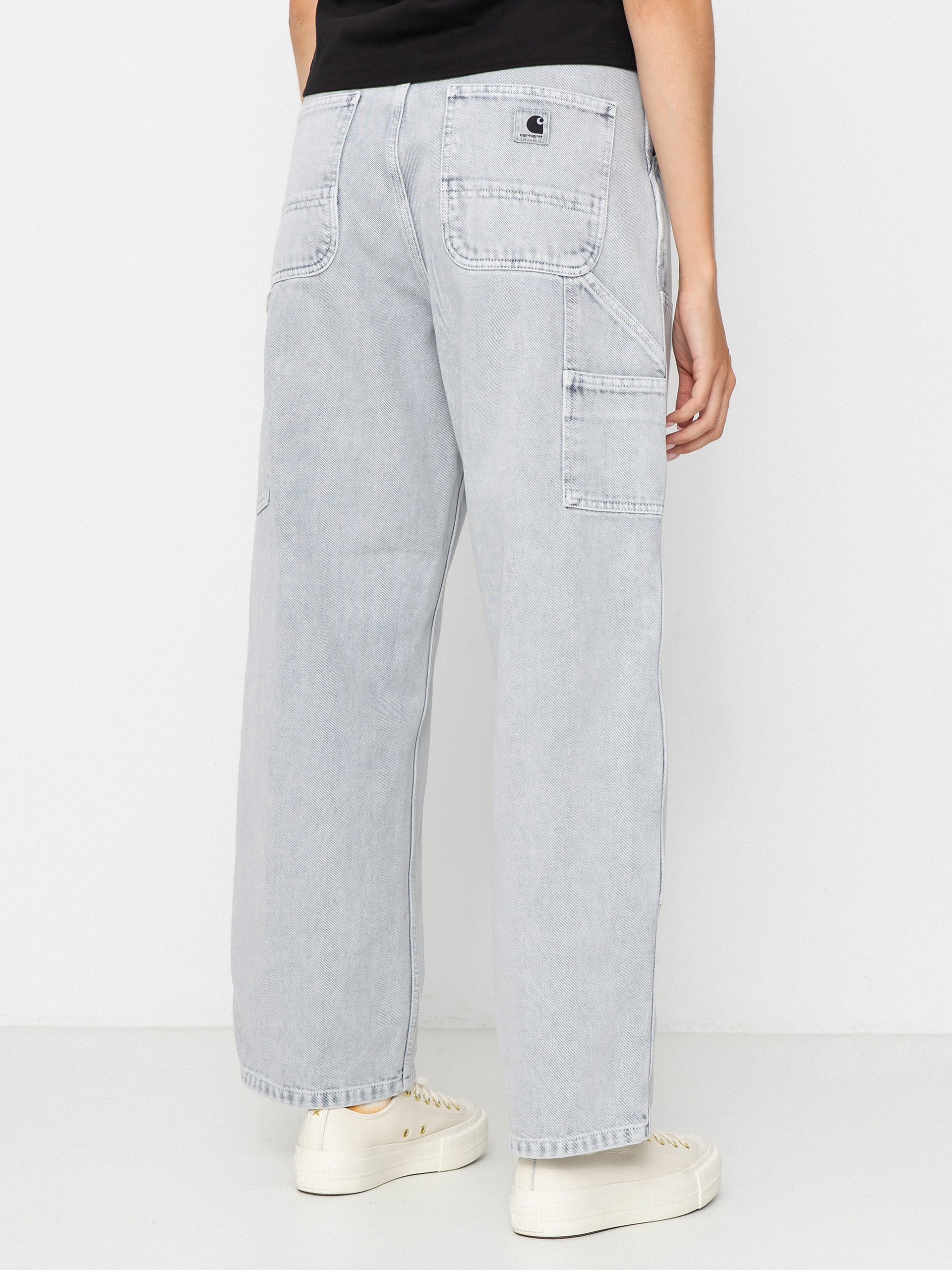 Штани Carhartt WIP Brandon Double Knee Wmn (black/chalk wash)