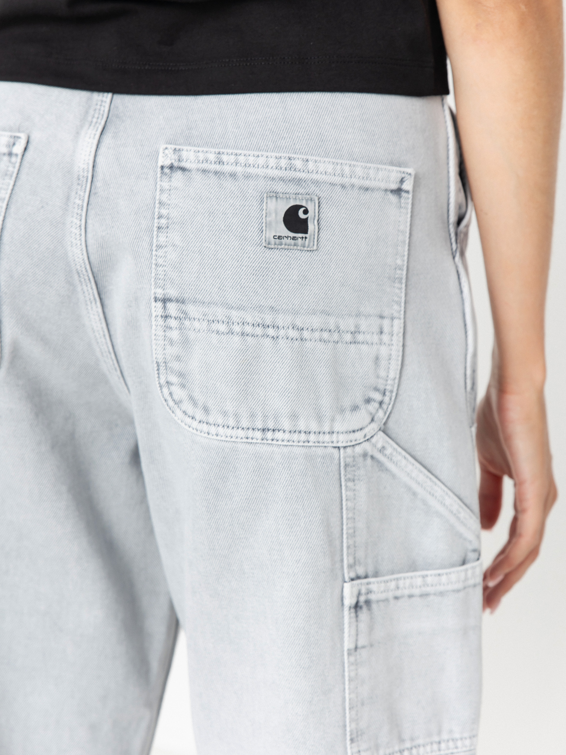 Штани Carhartt WIP Brandon Double Knee Wmn (black/chalk wash)