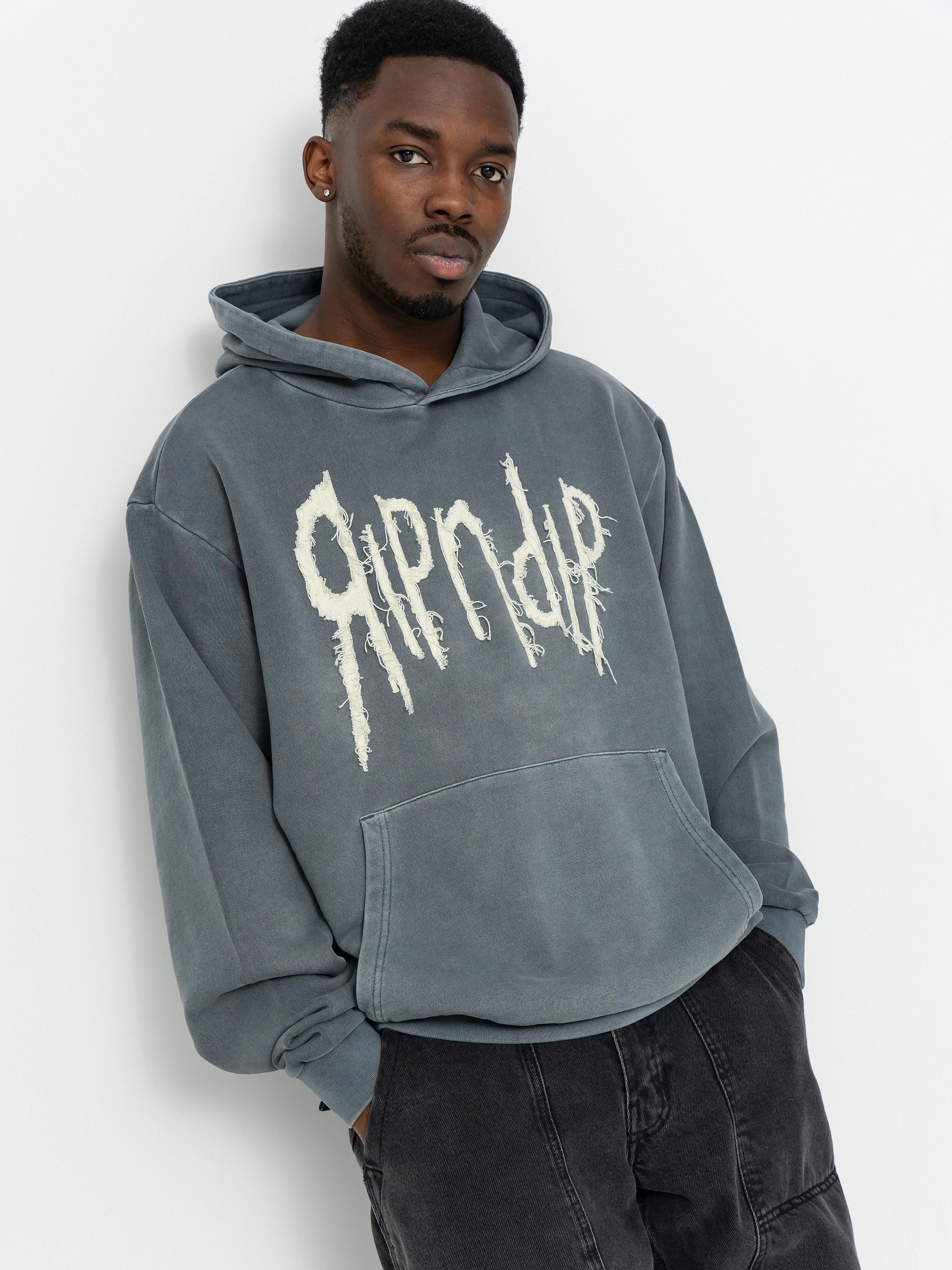 Худі RipNDip Insano Distressed HD (charcoal vintage wash)