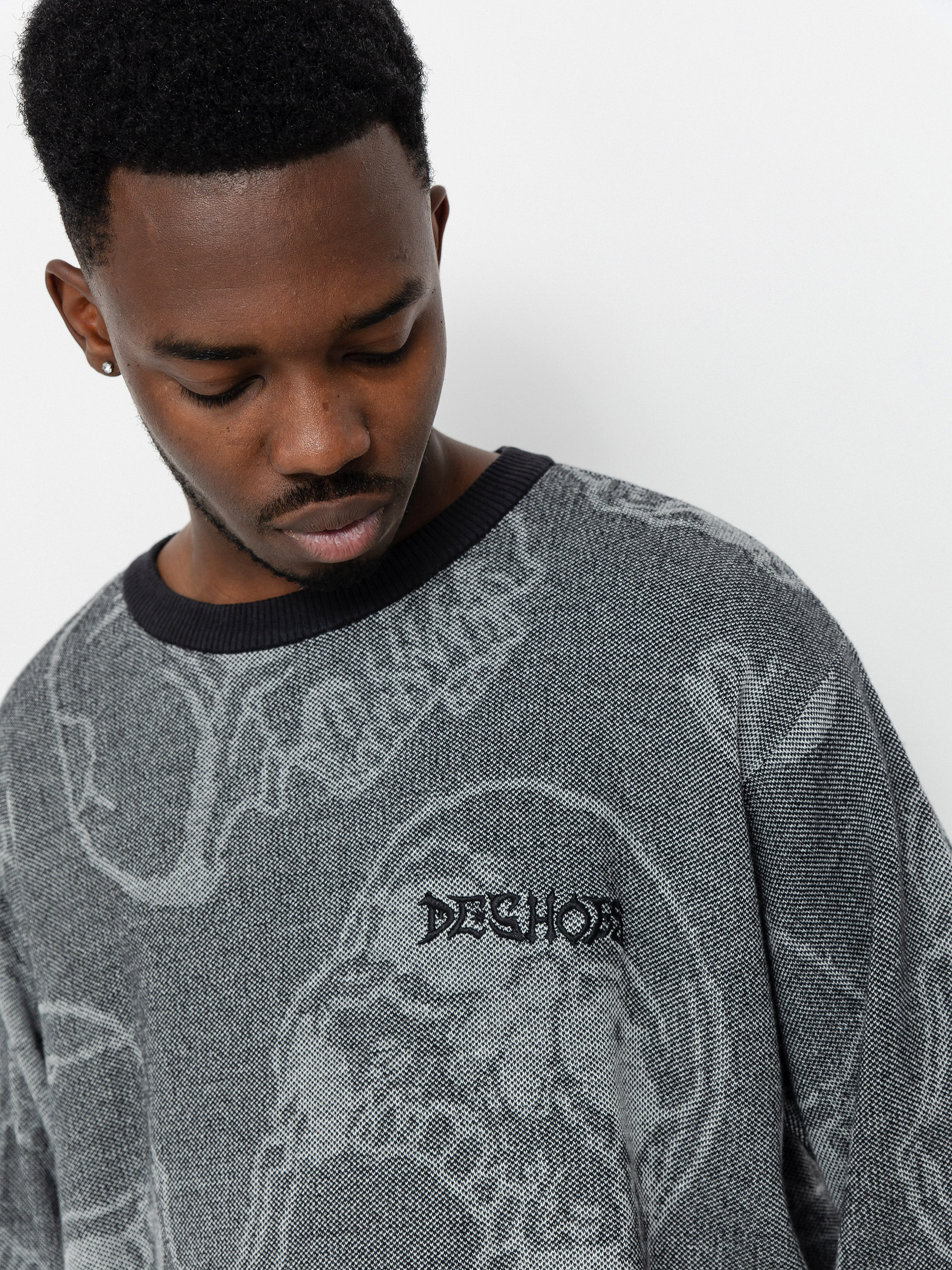 Светр DC Fracture (heather skully print)