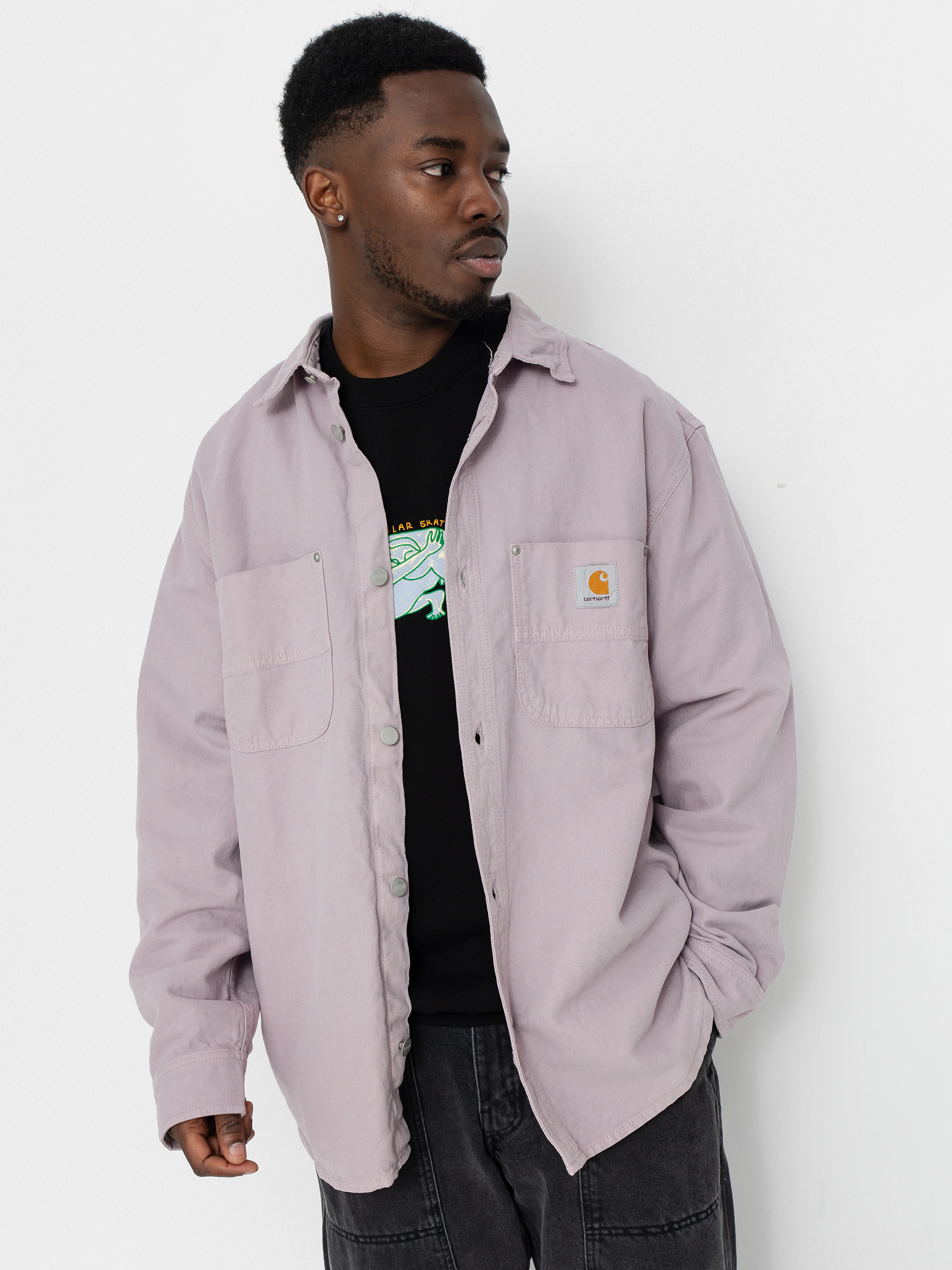 Куртка Carhartt WIP Walter (pink fog/garment dyed)