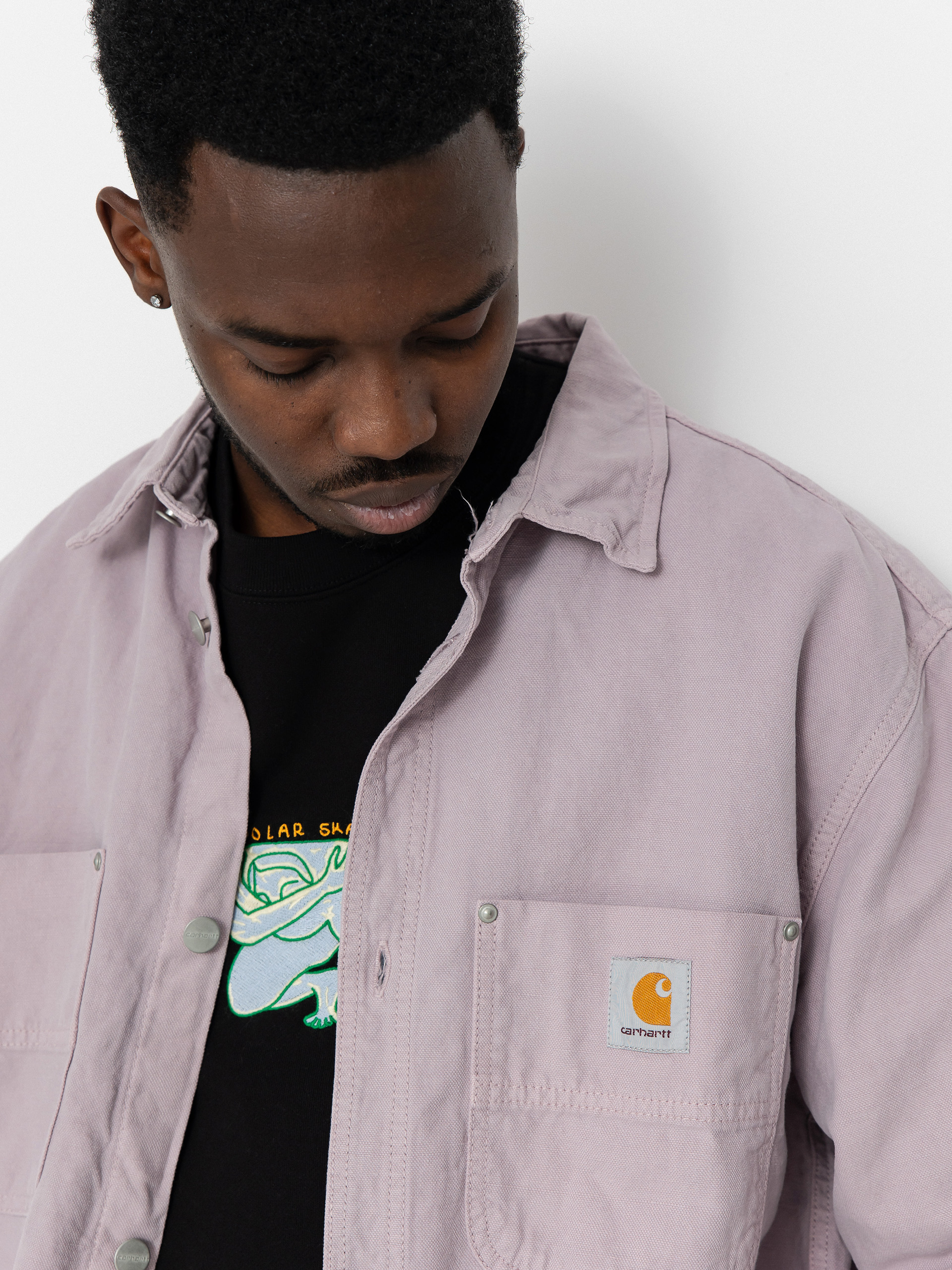 Куртка Carhartt WIP Walter (pink fog/garment dyed)