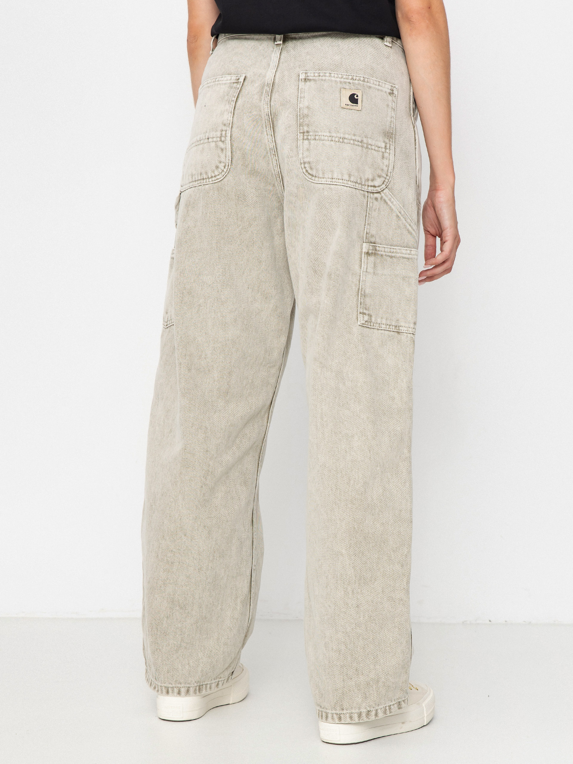 Штани Carhartt WIP Brandon Double Knee Wmn (opuntia/chalk wash)