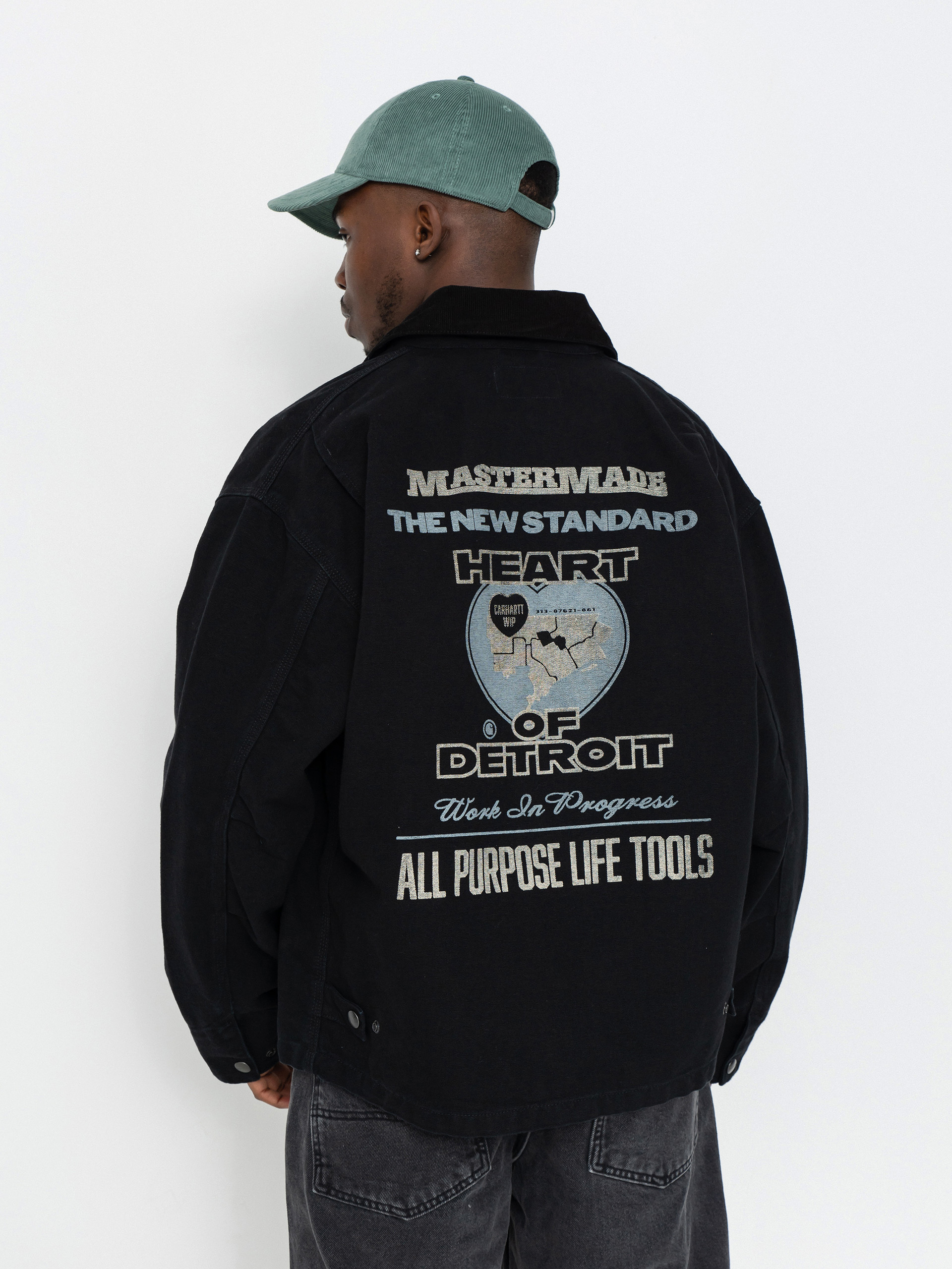 Куртка Carhartt WIP OG Arcan Graphic (black/black/heavy stone wash)