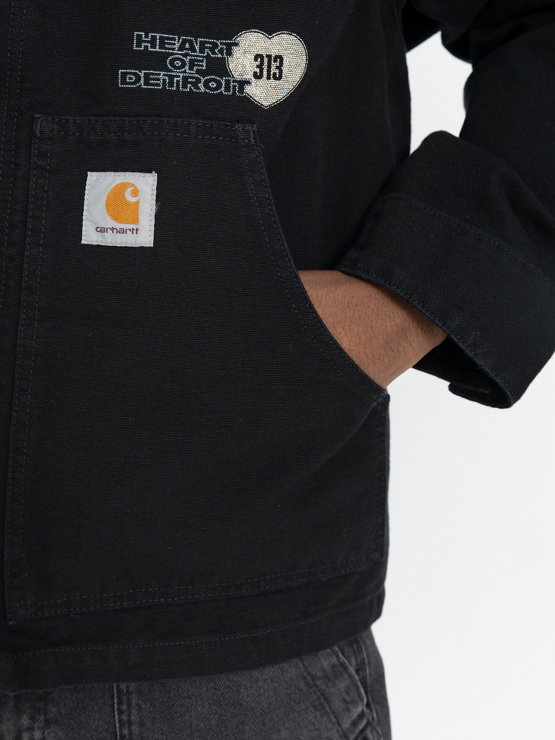 Куртка Carhartt WIP OG Arcan Graphic (black/black/heavy stone wash)