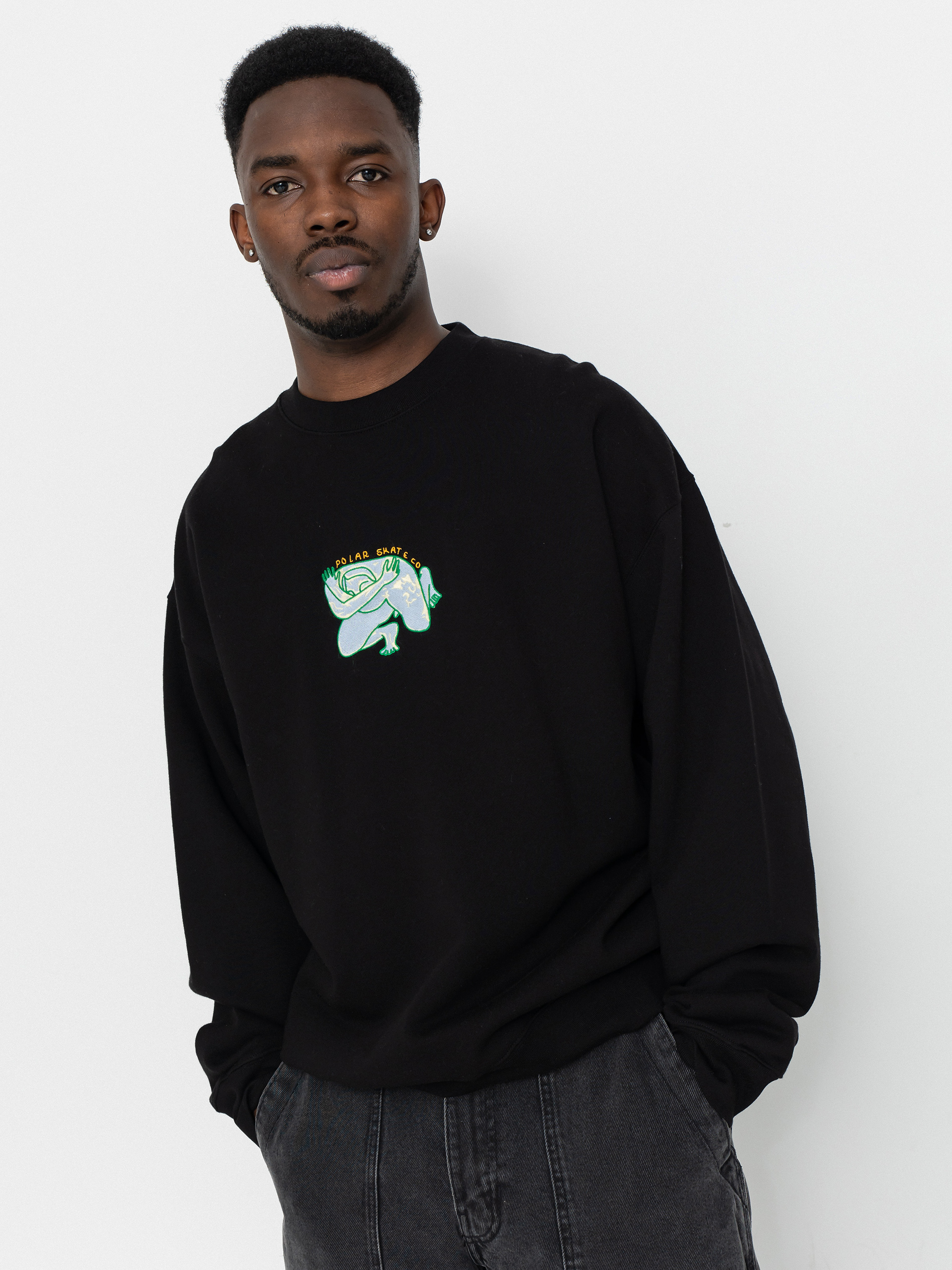 Світшот Polar Skate Dave Crewneck Shy Bow (black)