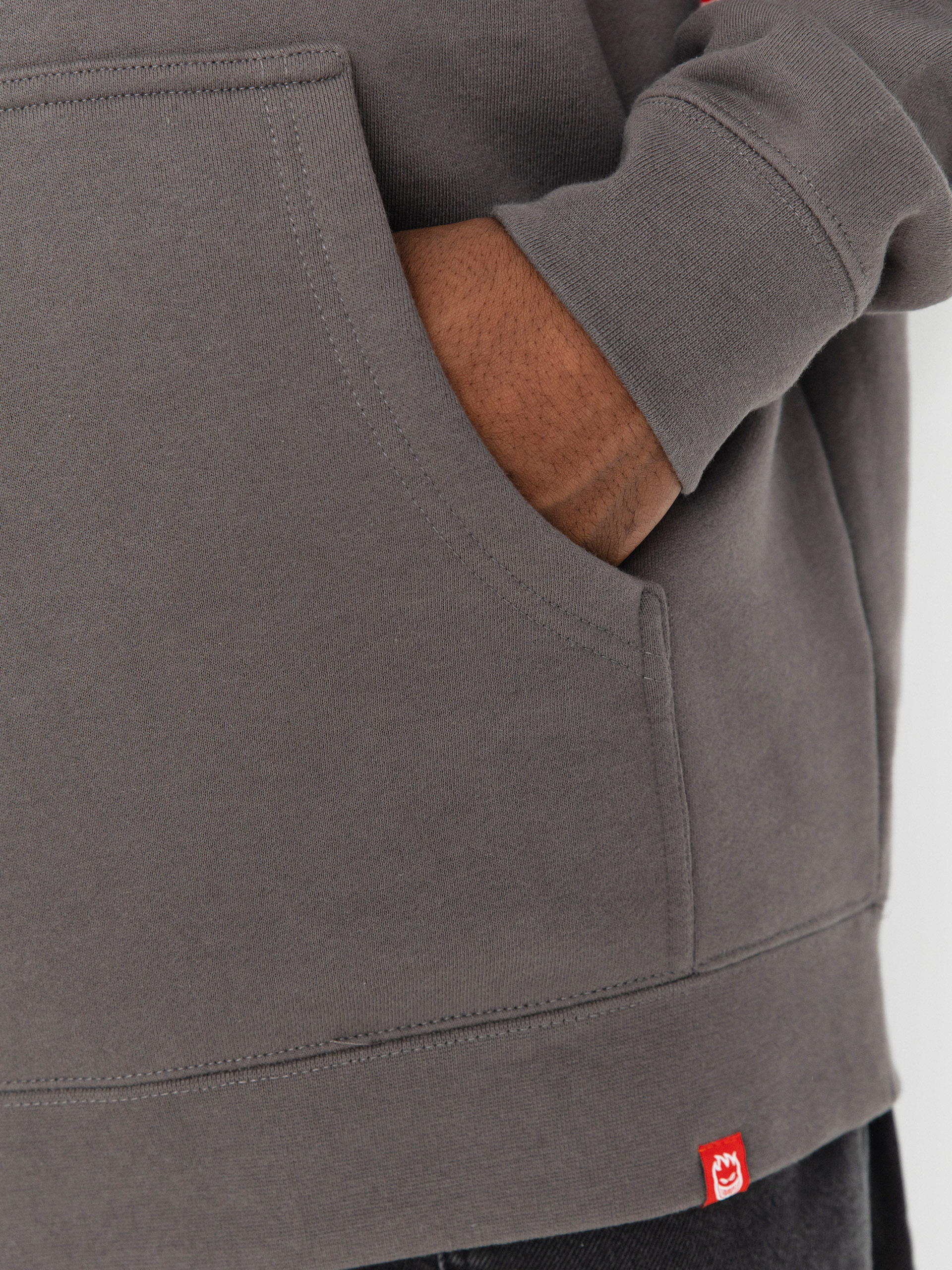 Худі Spitfire Burnout HD (charcoal solid w/multi color prints)