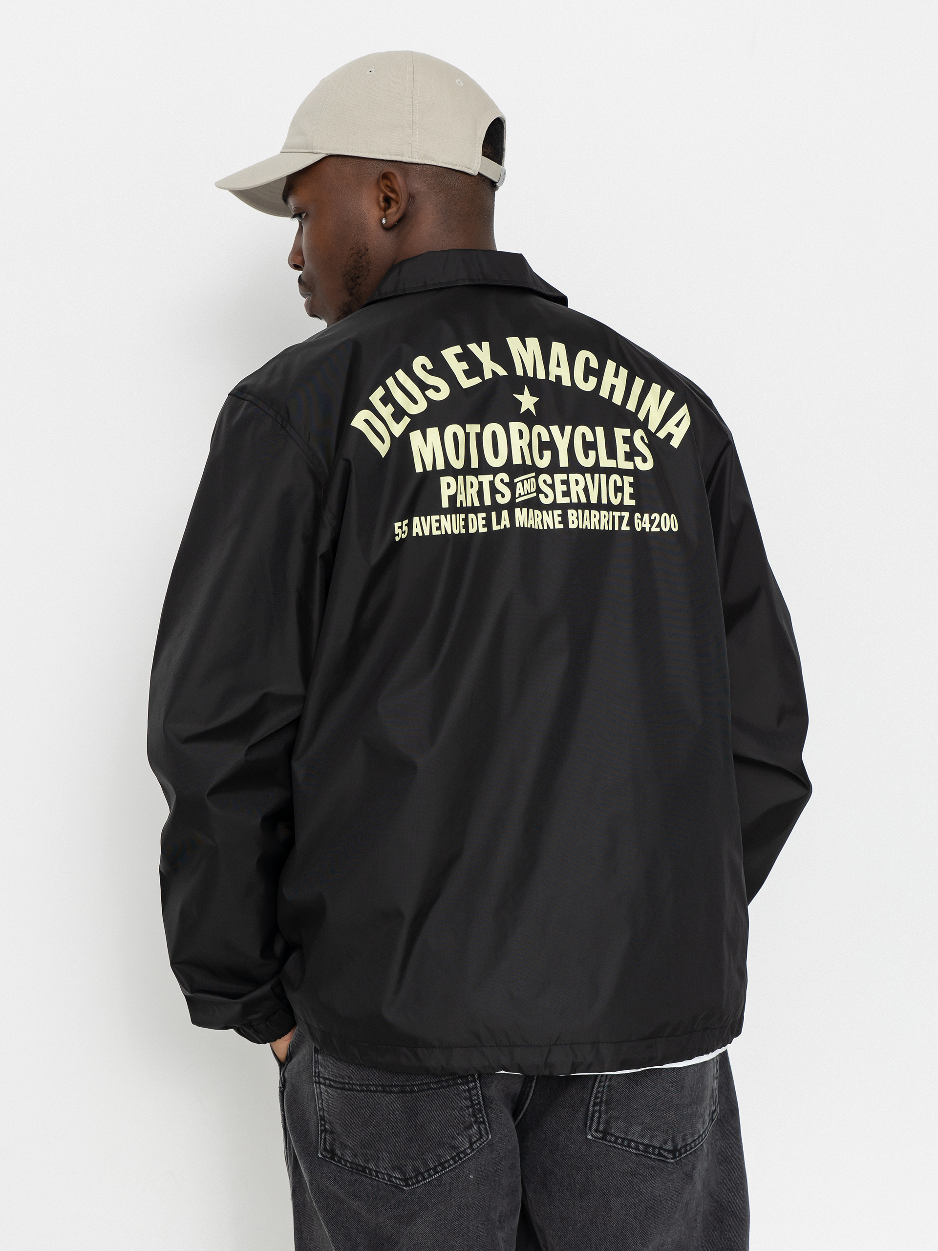 Куртка Deus Ex Machina Biarritz Coach (black)